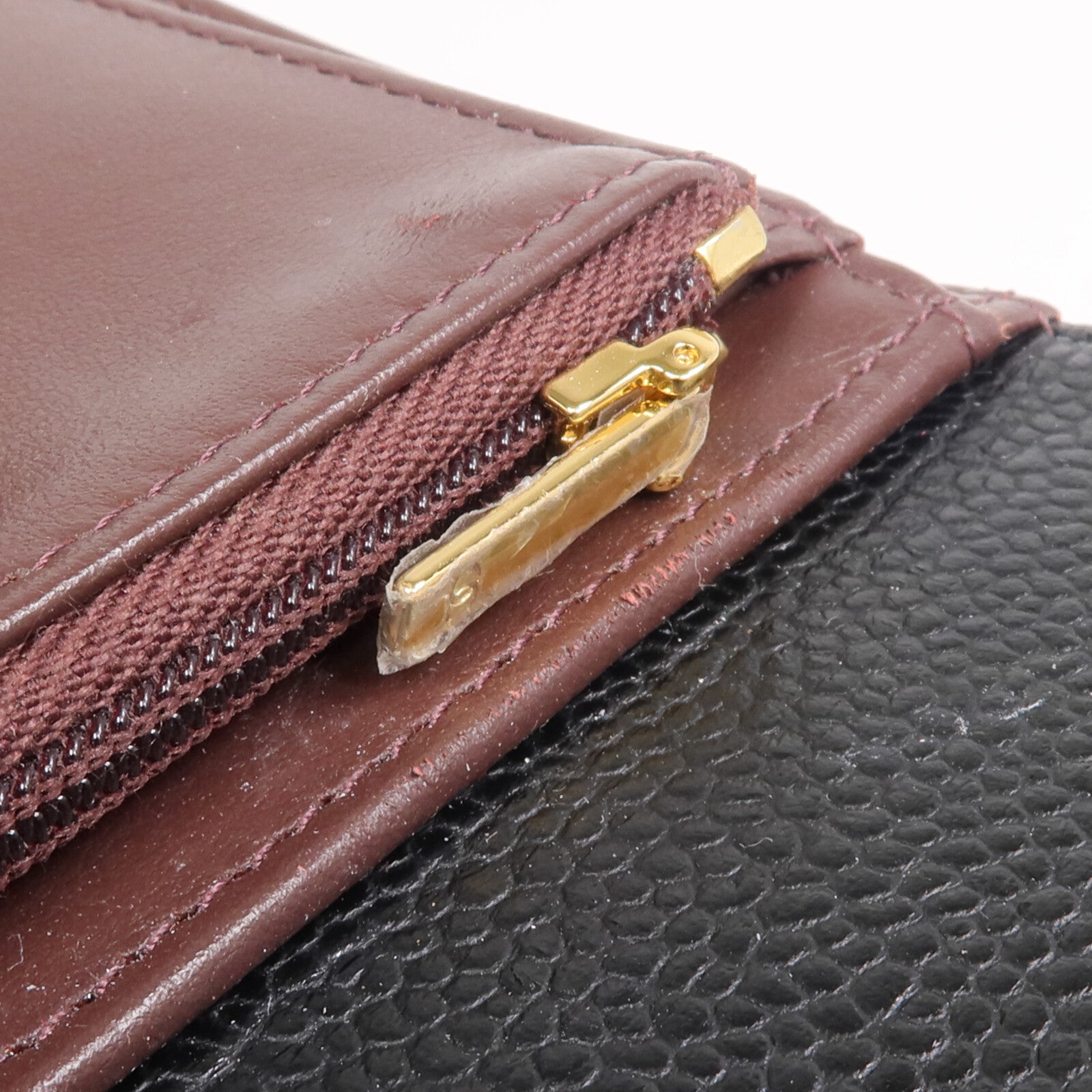 CHANEL 牛皮皮革Long Wallet金扣長錢包