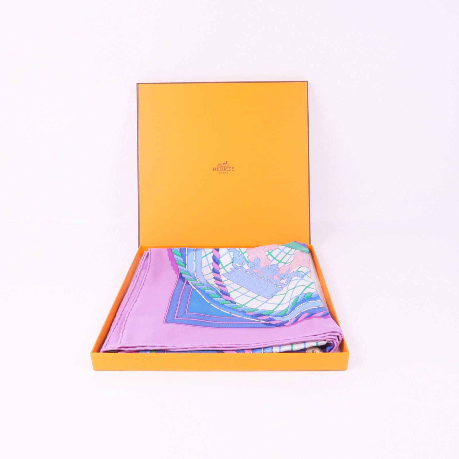 HERMES 絲質Scarf 90X90絲巾