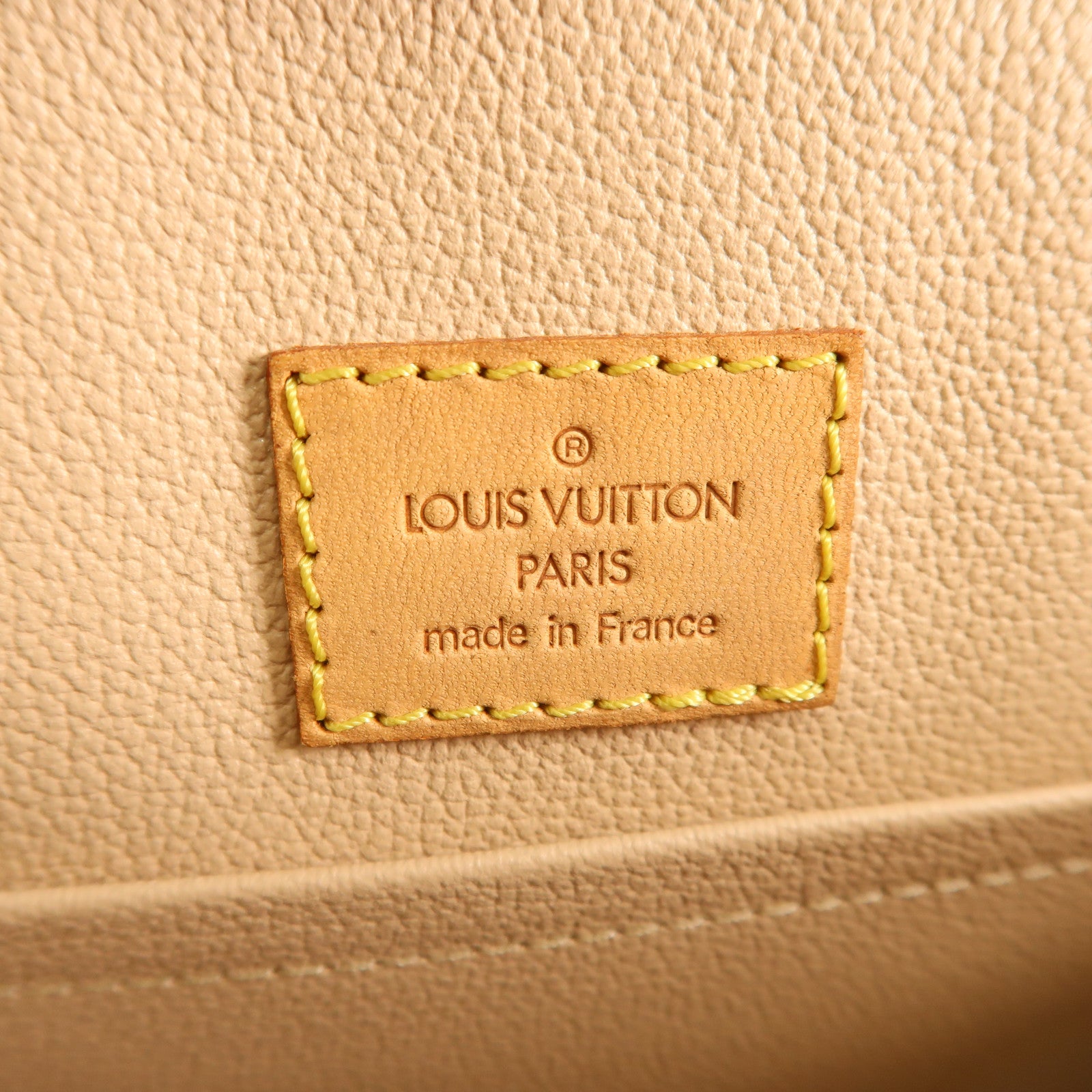 LOUIS VUITTON Monogram Sac Plat金扣手挽袋