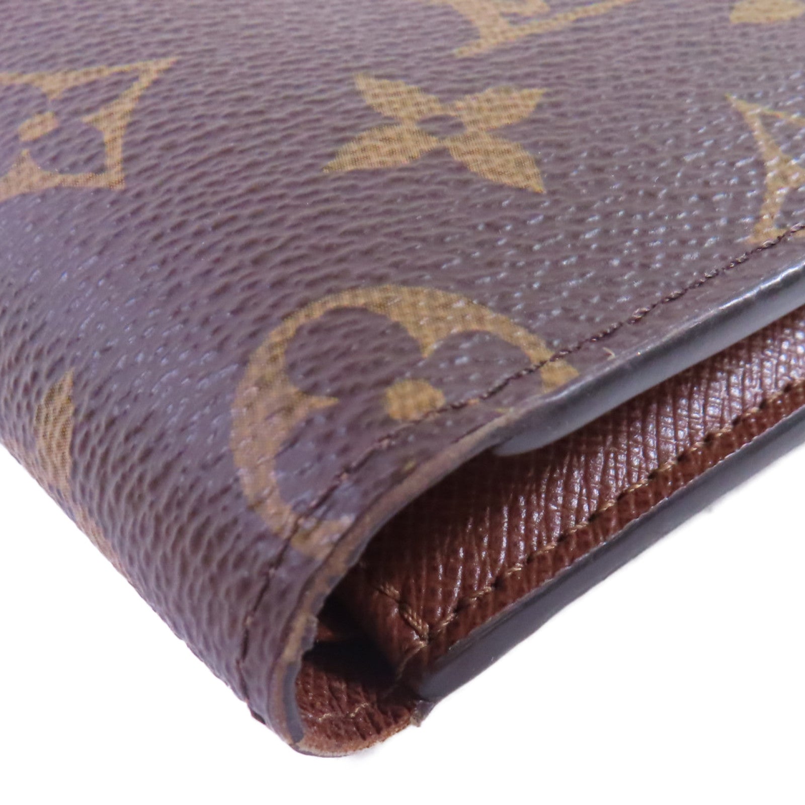 LOUIS VUITTON Monogram Multiple Short Wallet短錢包啡色
