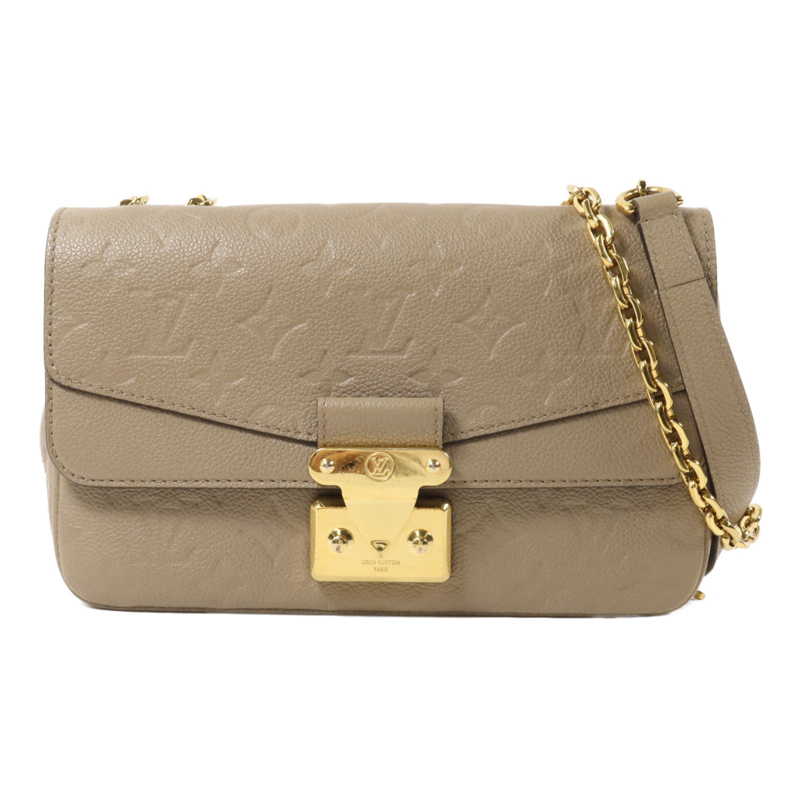 LOUIS VUITTON Momogram Empreinte Marceau鏈帶肩背袋