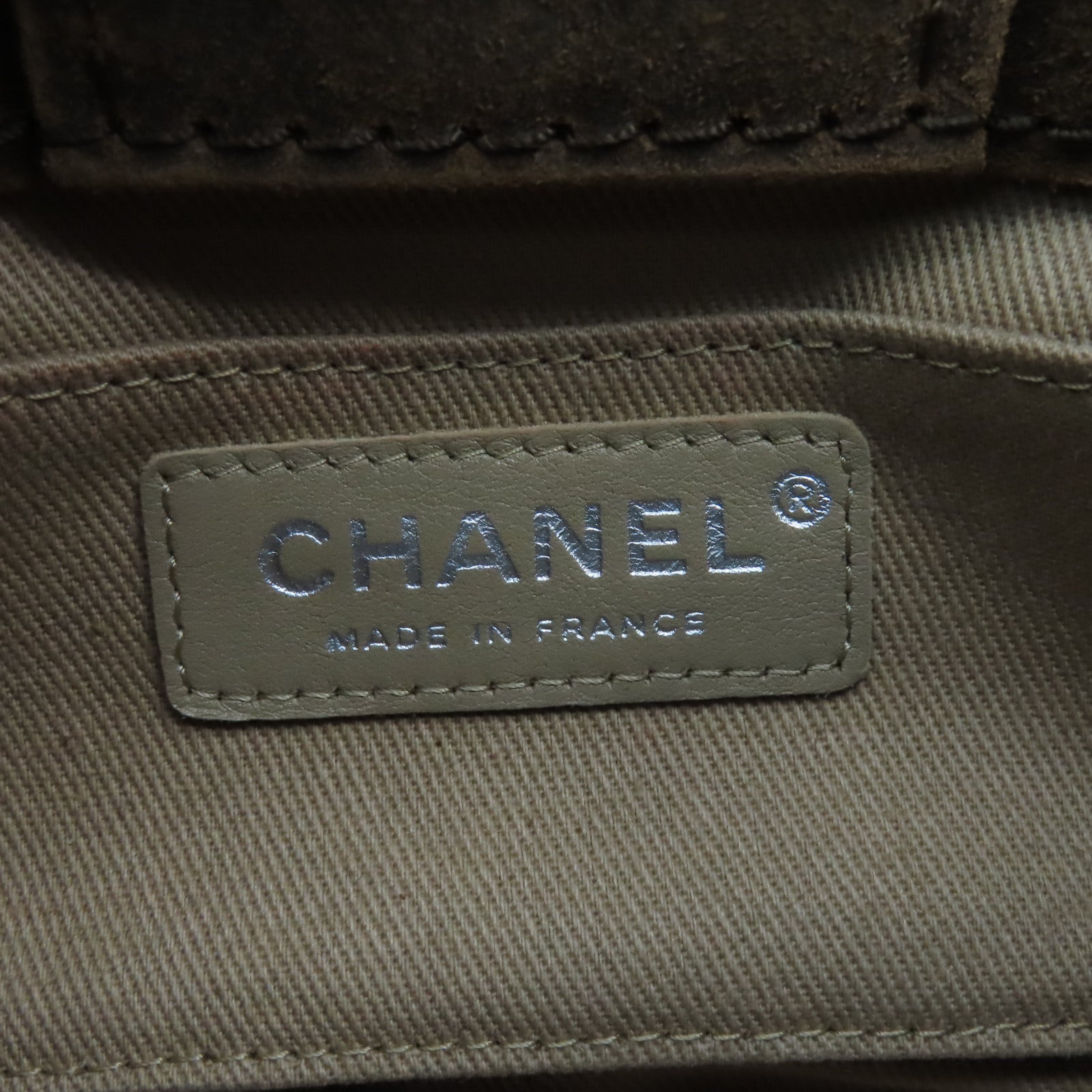 CHANEL 【清倉大減價】菱格牛皮皮革Shoulder Bag銀扣鏈帶肩背袋啡色