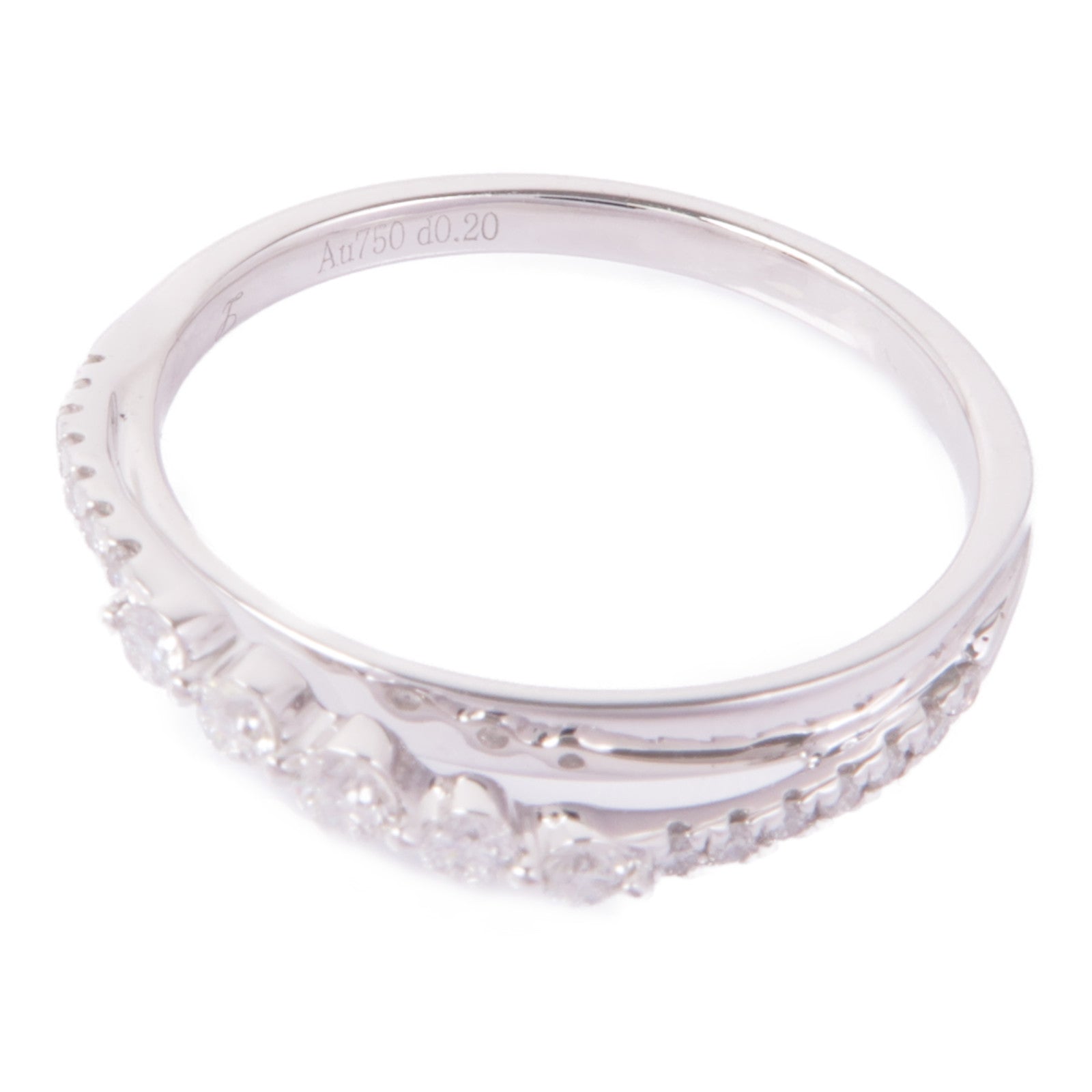 JEWELRY 18K白金Diamond Ring鑽石戒指US#6