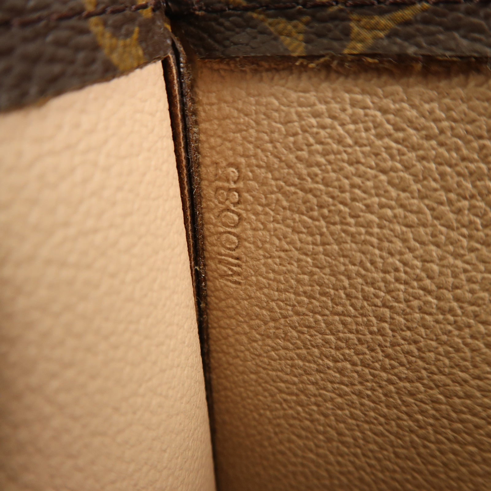 LOUIS VUITTON Monogram Sac Plat金扣手挽袋