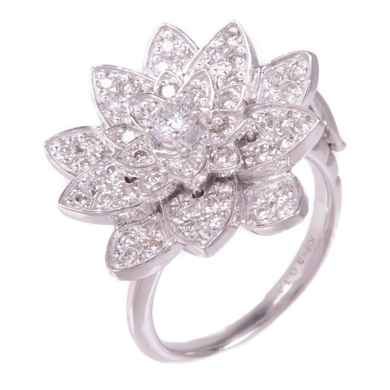 JEWELRY 18K白金Diamond Ring鑽石戒指US#7