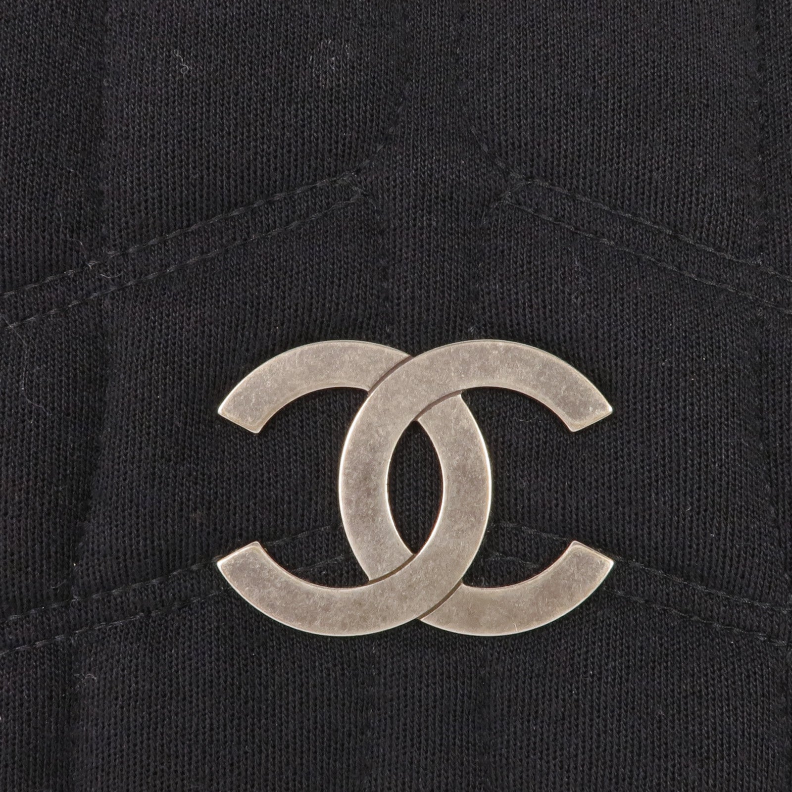 CHANEL 布料/皮革Chain Shoulder銀扣鏈帶肩背袋