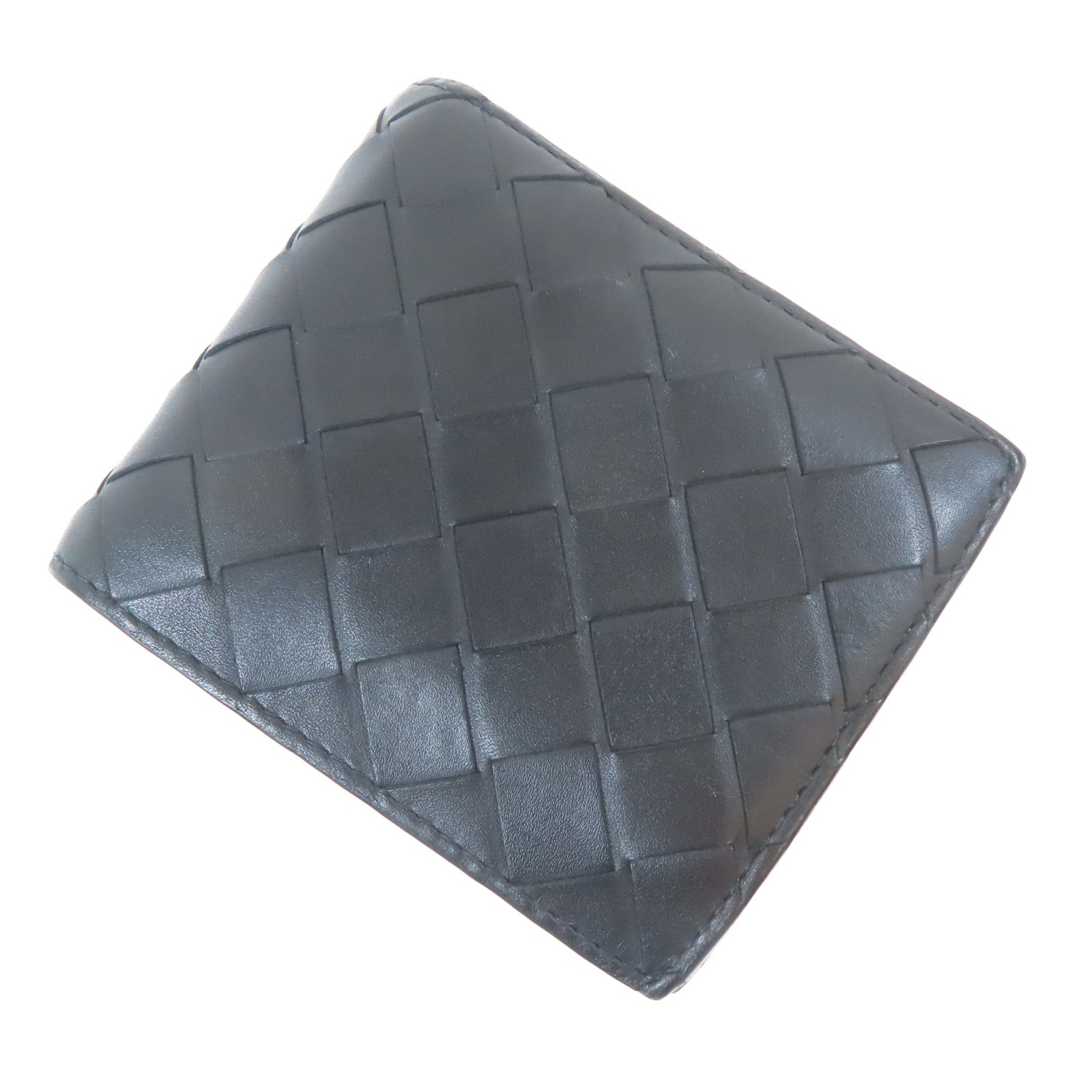 BOTTEGA VENETA 【激減優惠】織紋牛皮皮革Wallet錢包黑色