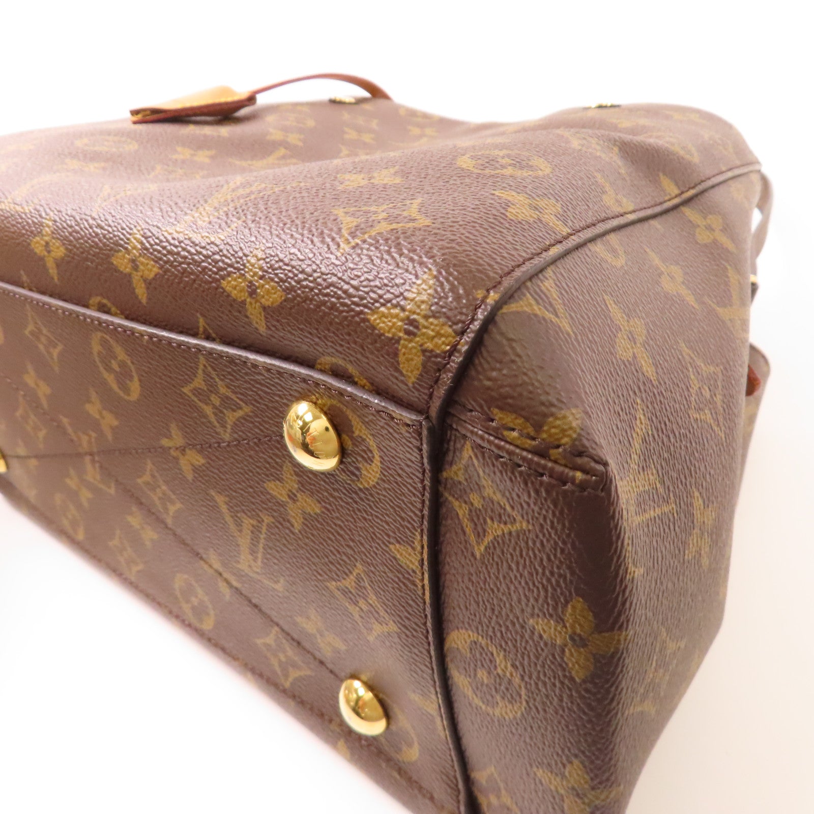 LOUIS VUITTON Monogram Montaigne MM金扣手挽肩背兩用袋