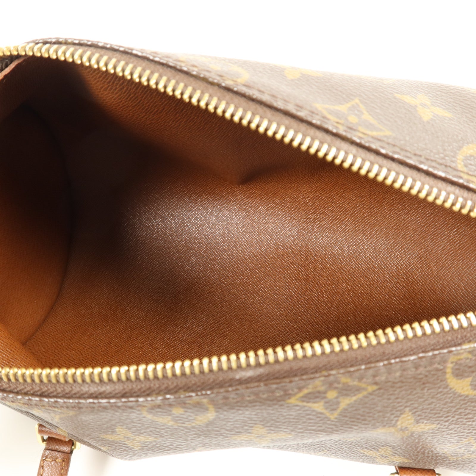 LOUIS VUITTON Monogram Papillon金扣手挽袋