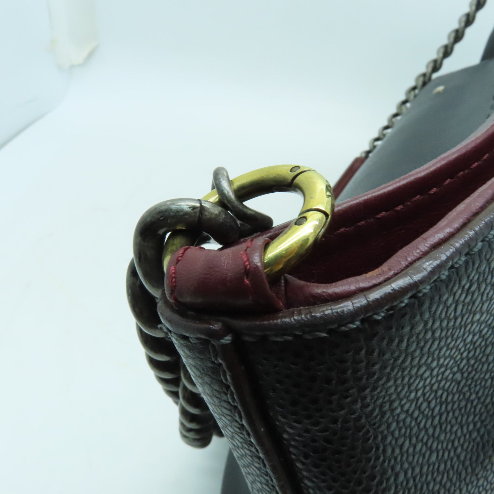 CHANEL 【激減優惠】Caviar皮革Chain Shoulder銀扣手挽肩背兩用袋黑色