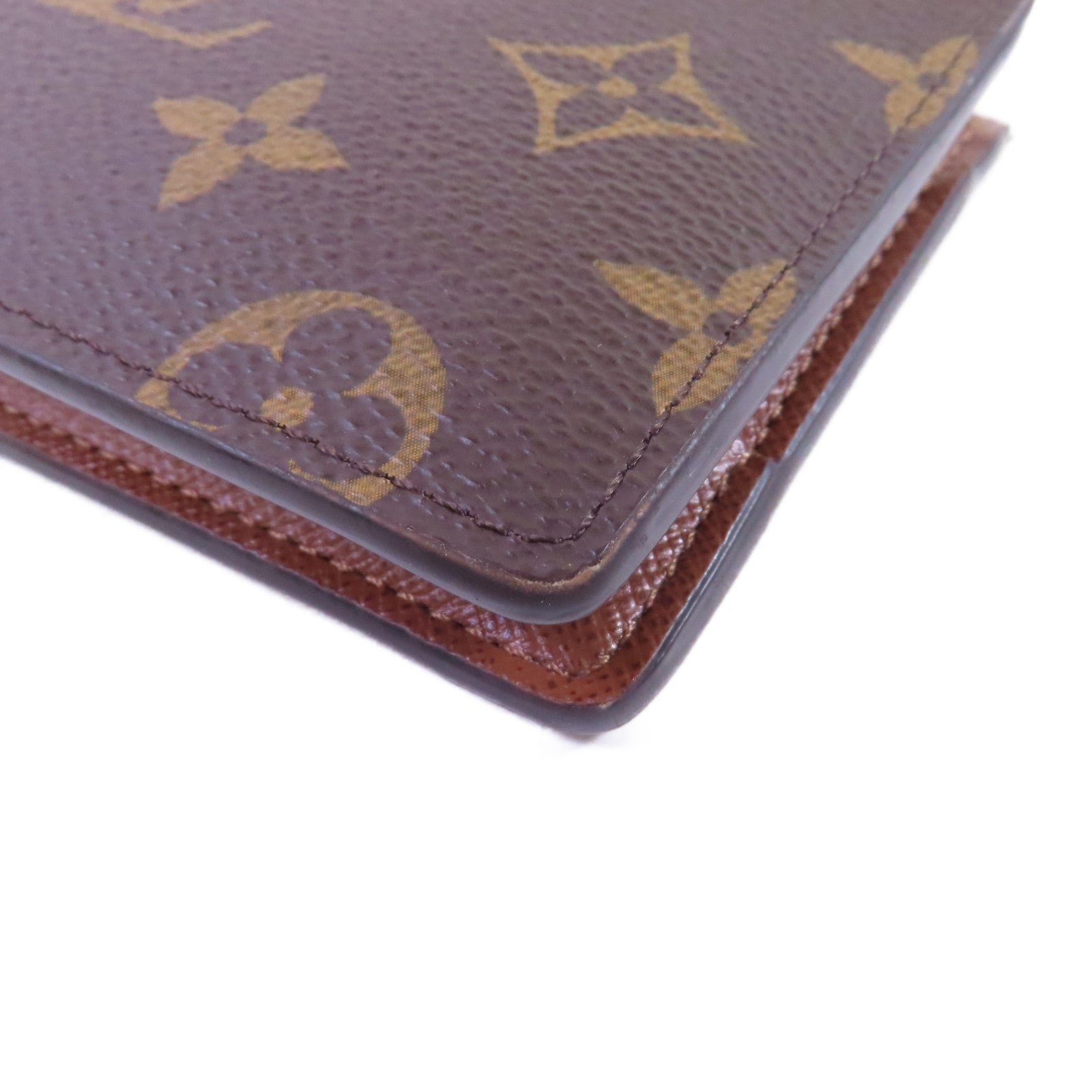 LOUIS VUITTON Monogram Multiple Short Wallet短錢包啡色