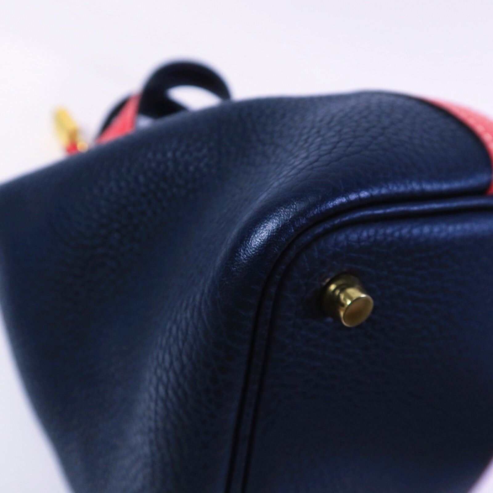 HERMES Clemence皮革Picotin PM手提袋