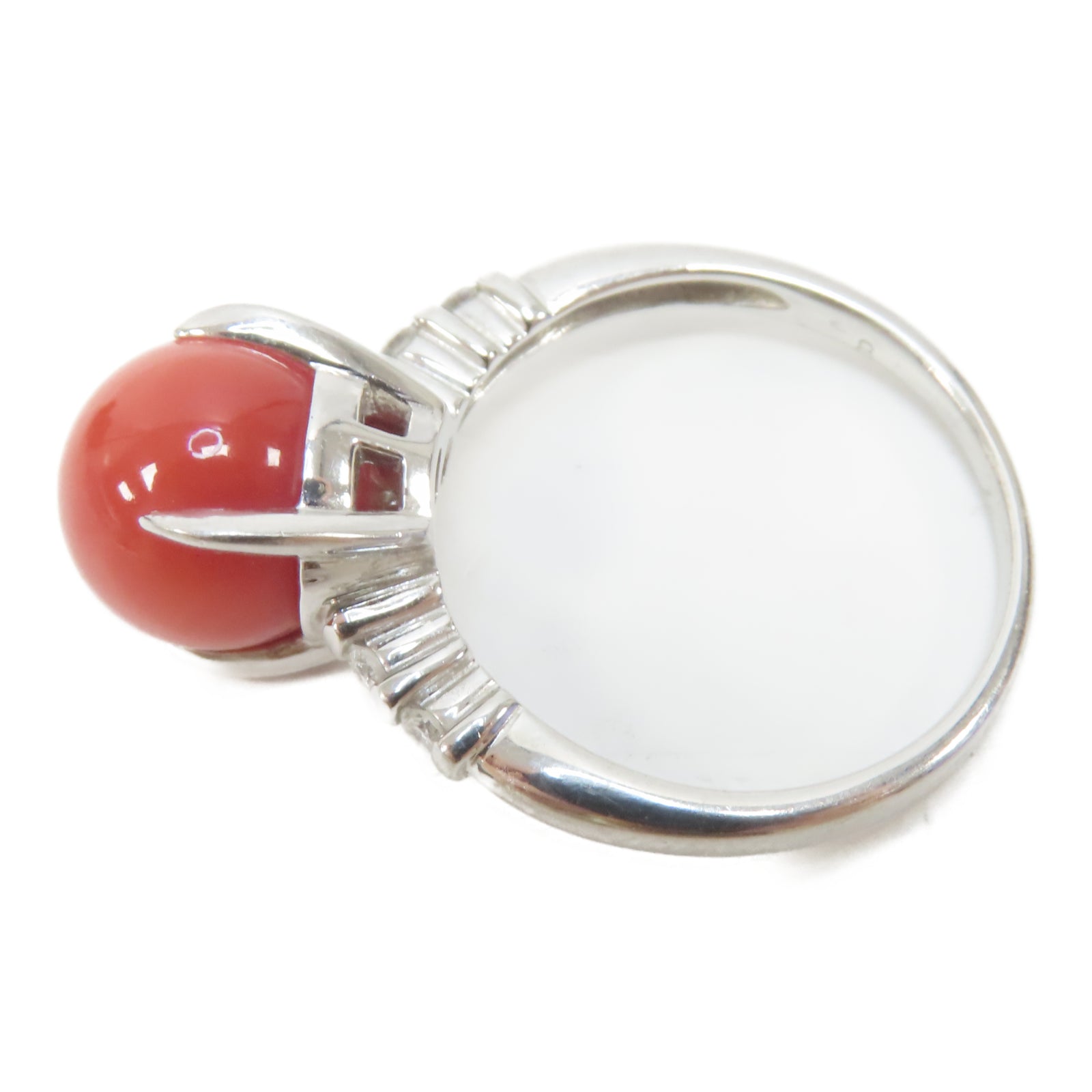 JEWELRY PT900鉑金Coral Ring戒指US#6