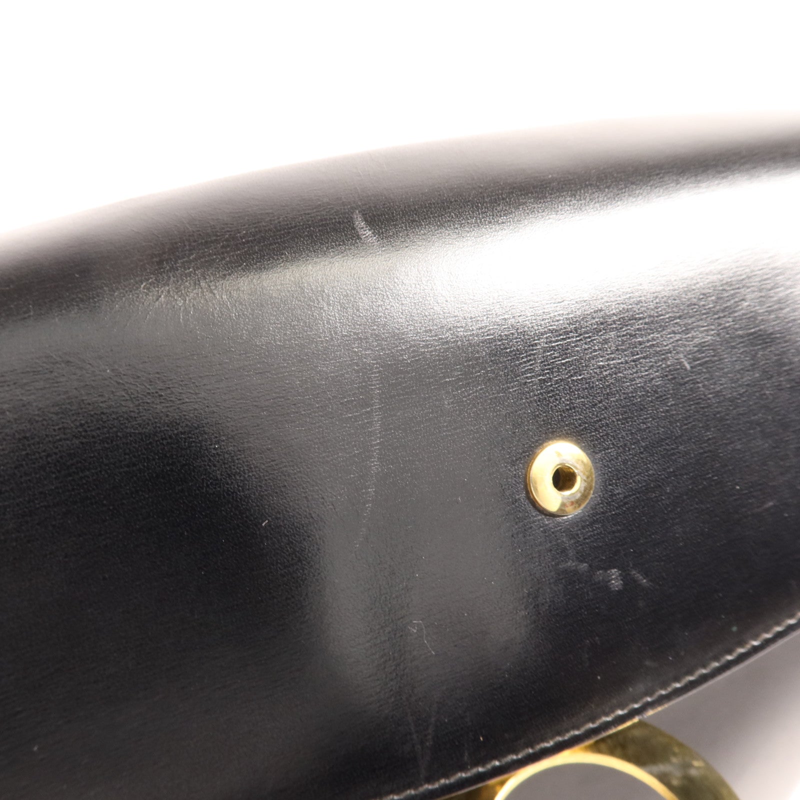 CELINE 牛皮皮革Vintage Shoulder Bag金扣肩背袋