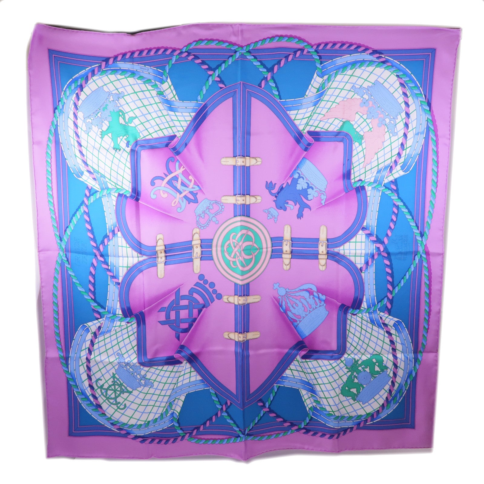 HERMES 絲質Scarf 90X90絲巾