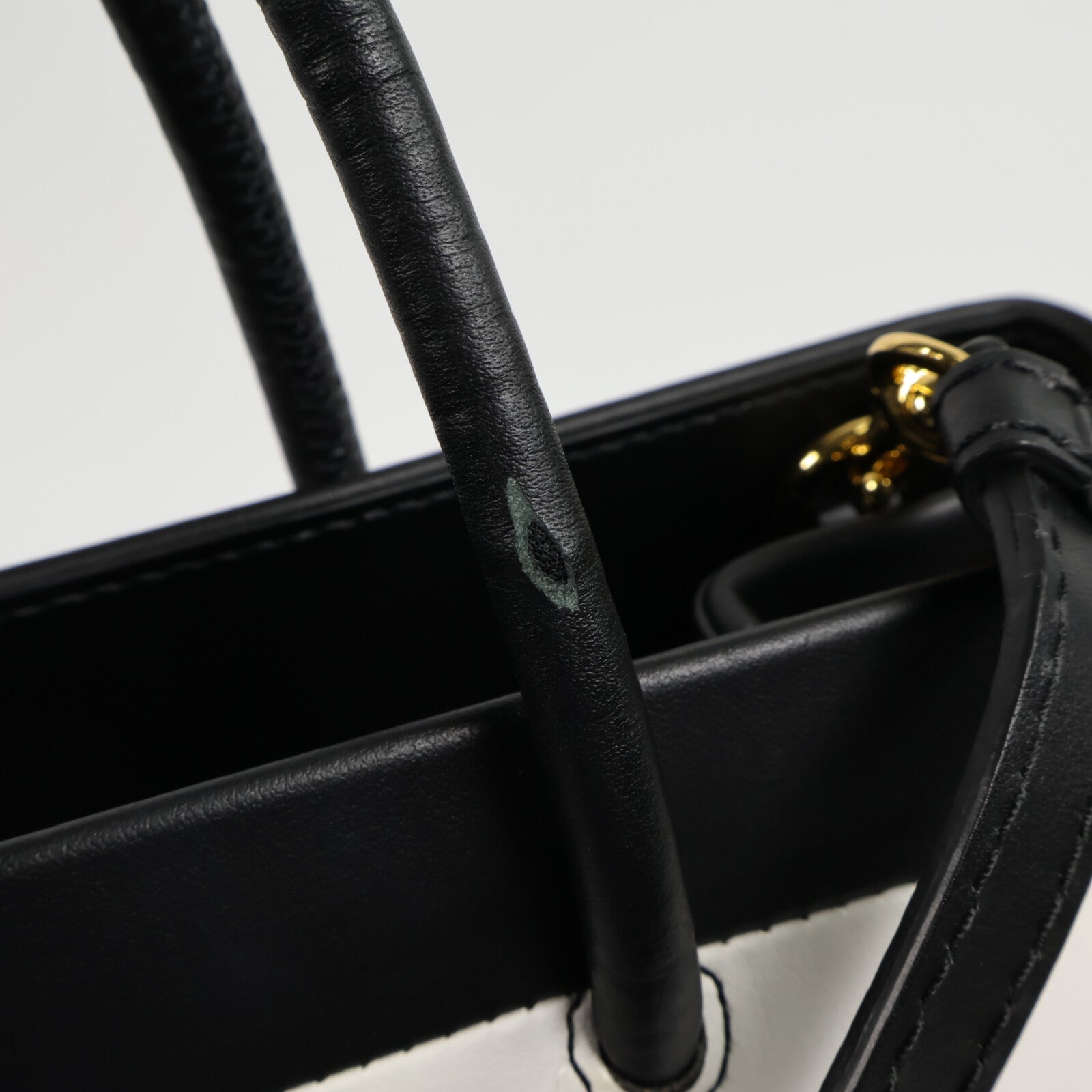 MOSCHINO 牛皮皮革Tote Bag手挽肩背兩用袋