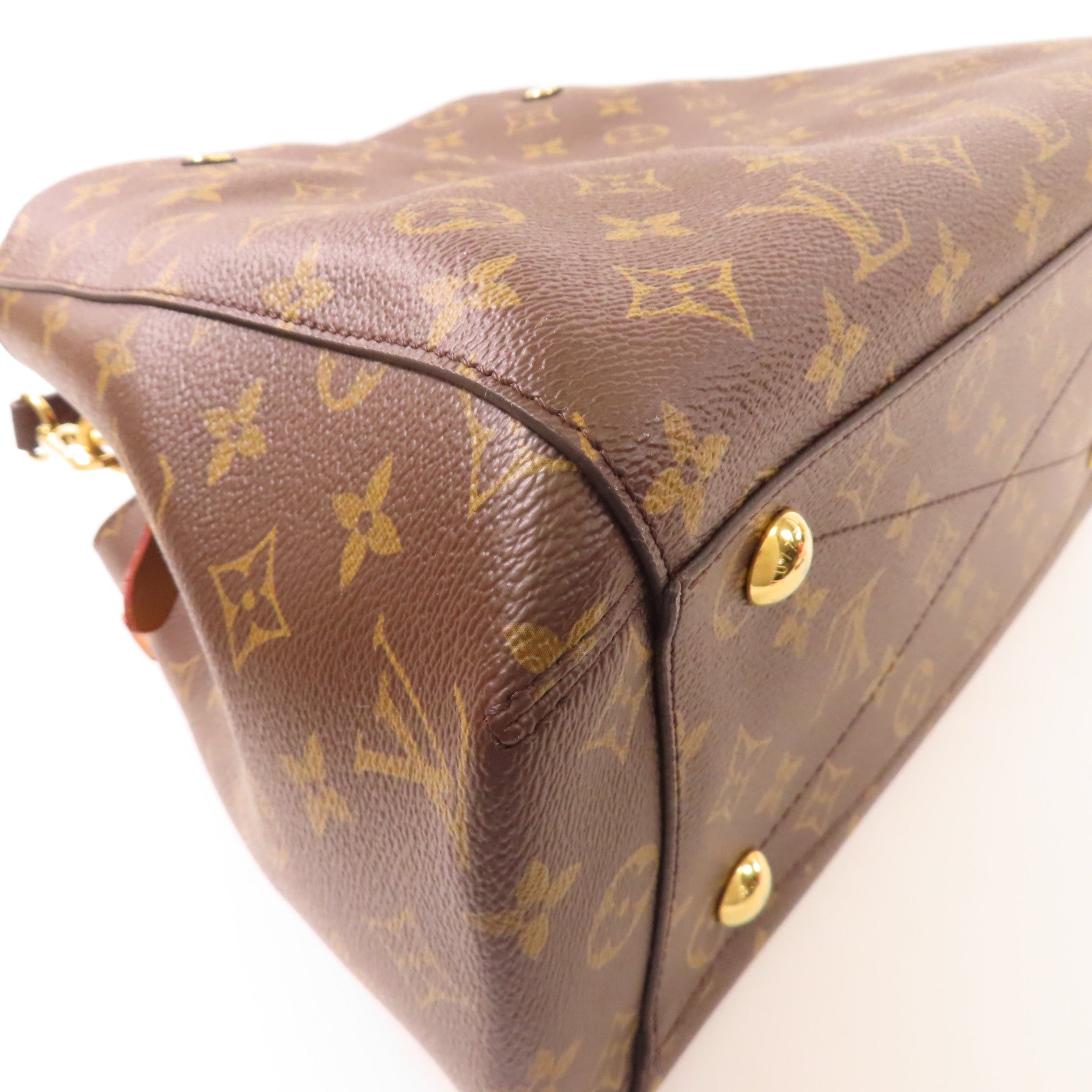 LOUIS VUITTON Monogram Montaigne MM金扣手挽肩背兩用袋