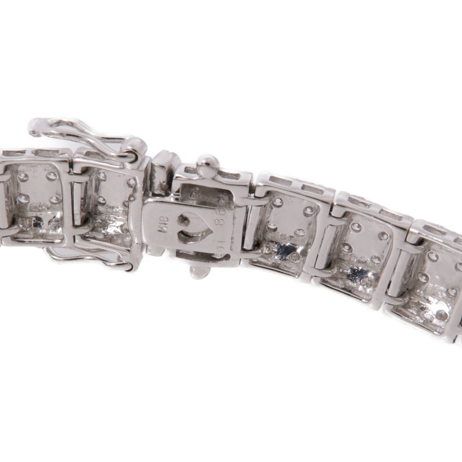 JEWELRY 18K白金Diamond Bracelet鑽石手鐲