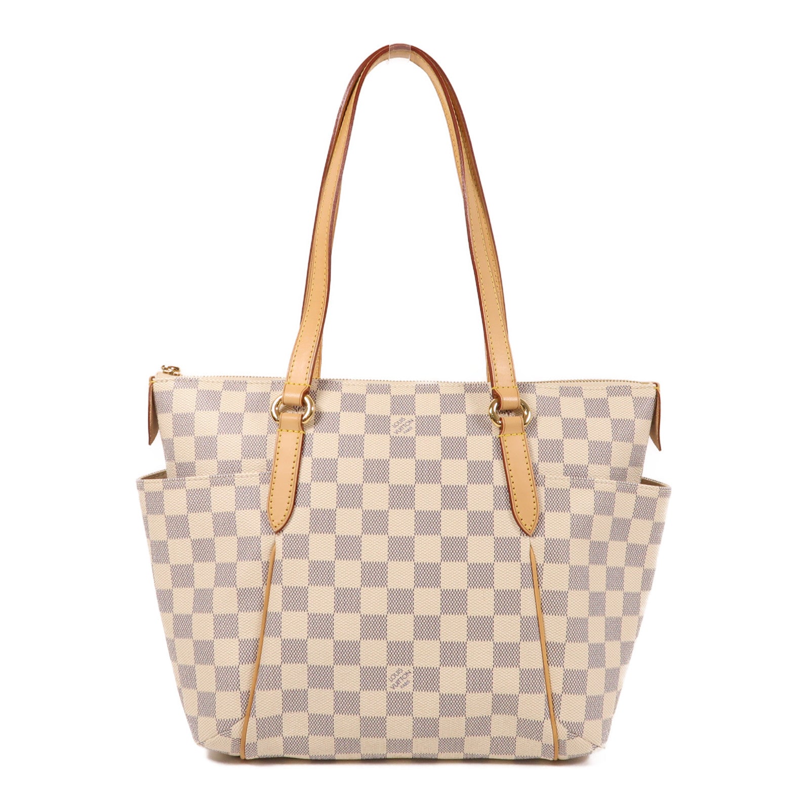 LOUIS VUITTON Damier Azur Totally PM金扣肩背袋