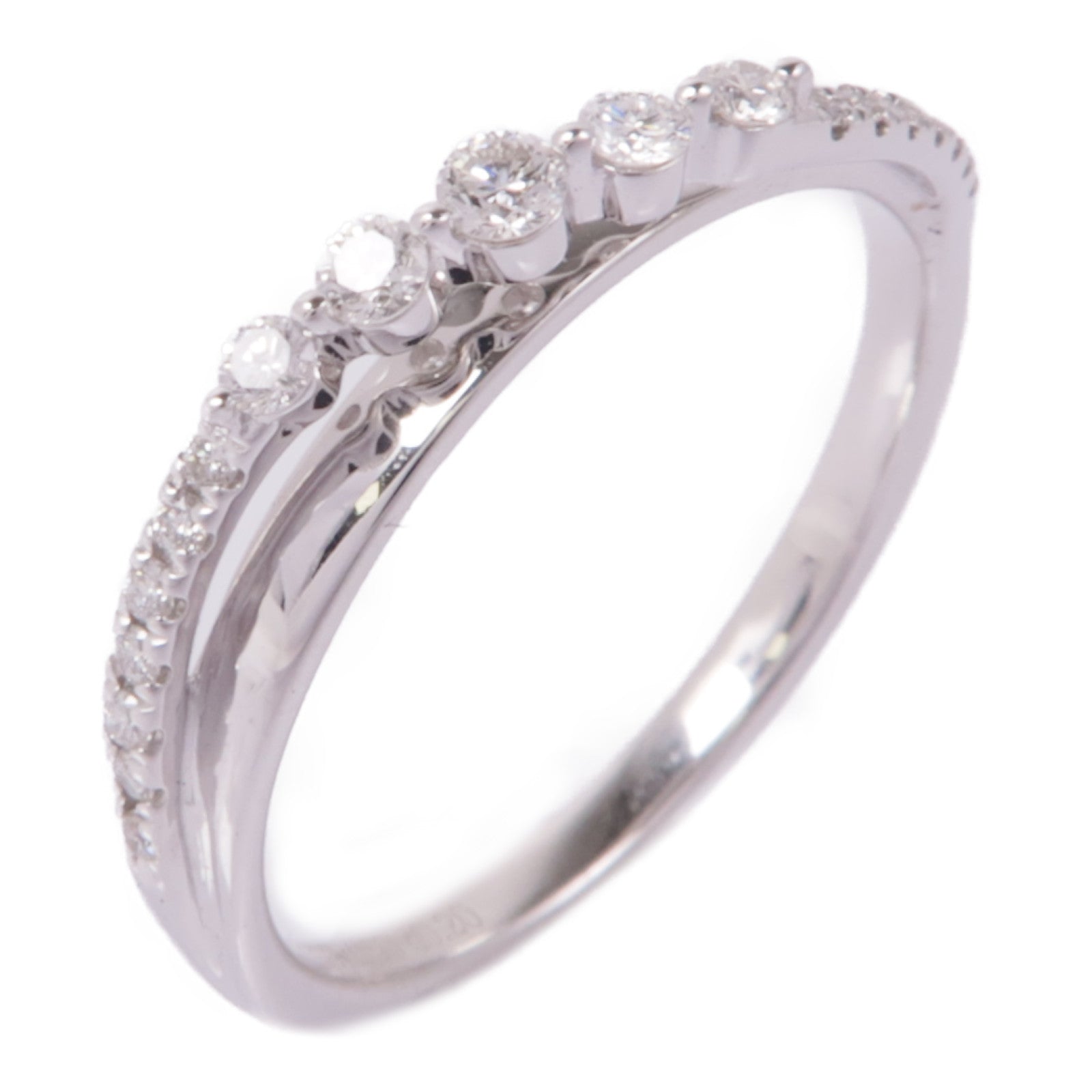 JEWELRY 18K白金Diamond Ring鑽石戒指US#6