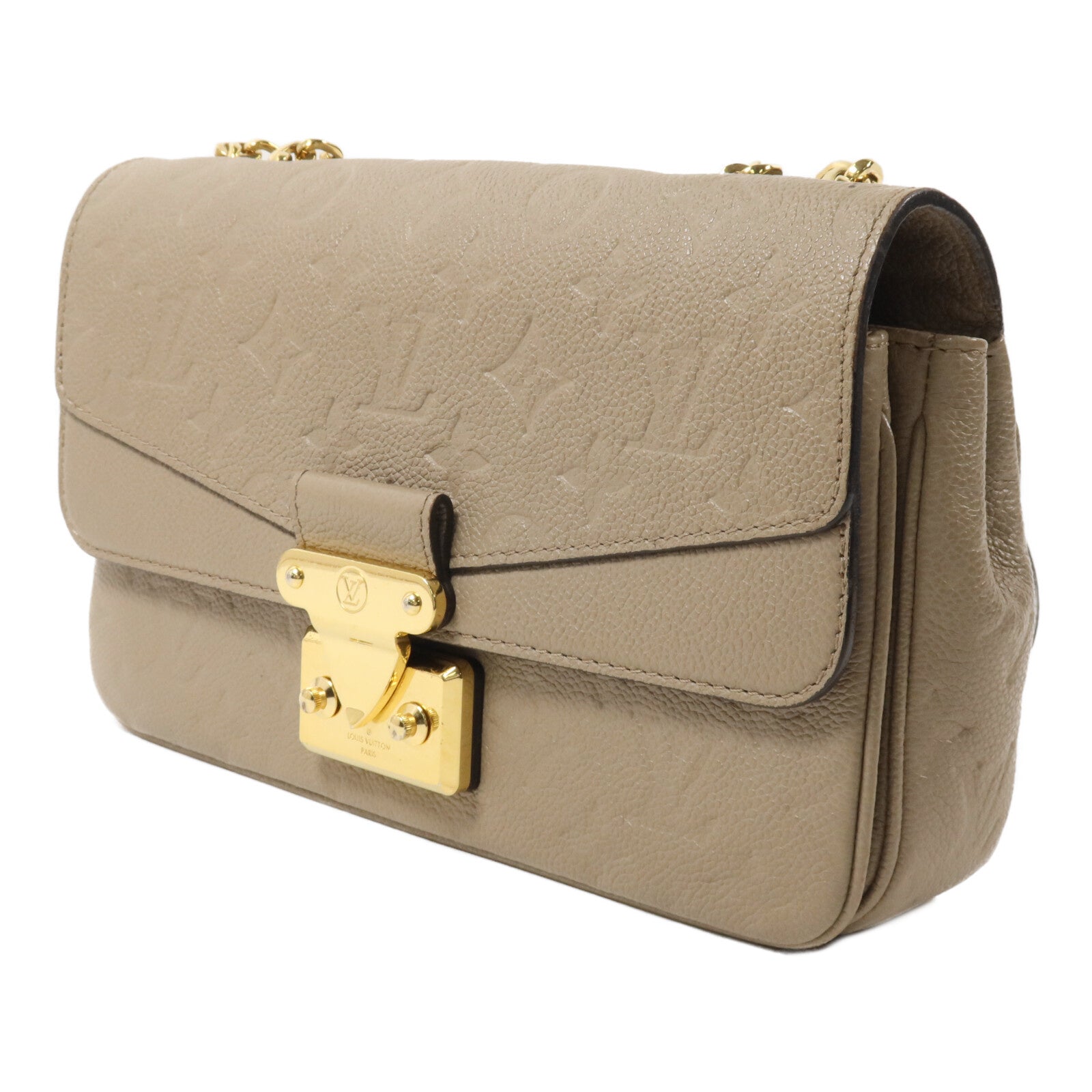 LOUIS VUITTON Momogram Empreinte Marceau鏈帶肩背袋