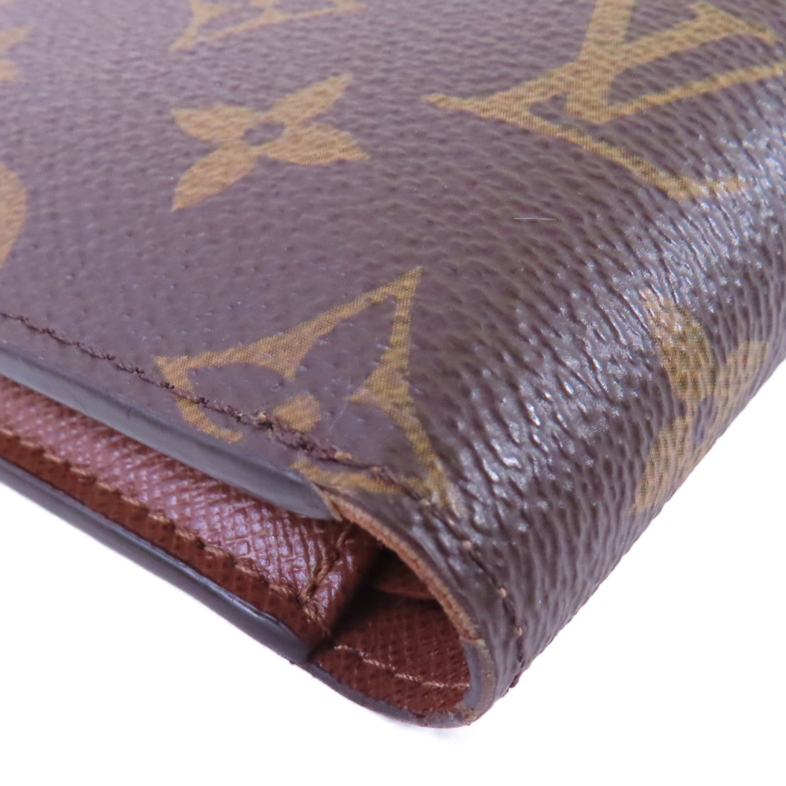 LOUIS VUITTON Monogram Multiple Short Wallet短錢包啡色