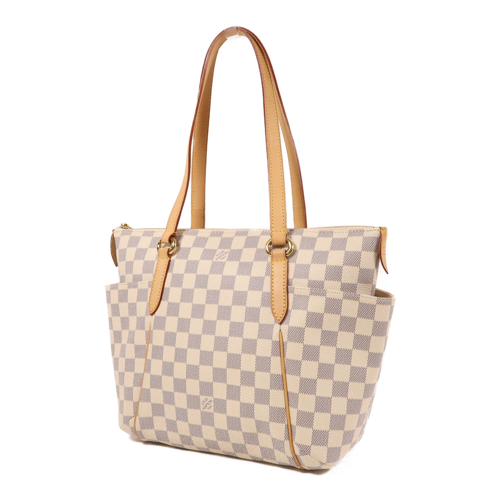 LOUIS VUITTON Damier Azur Totally PM金扣肩背袋