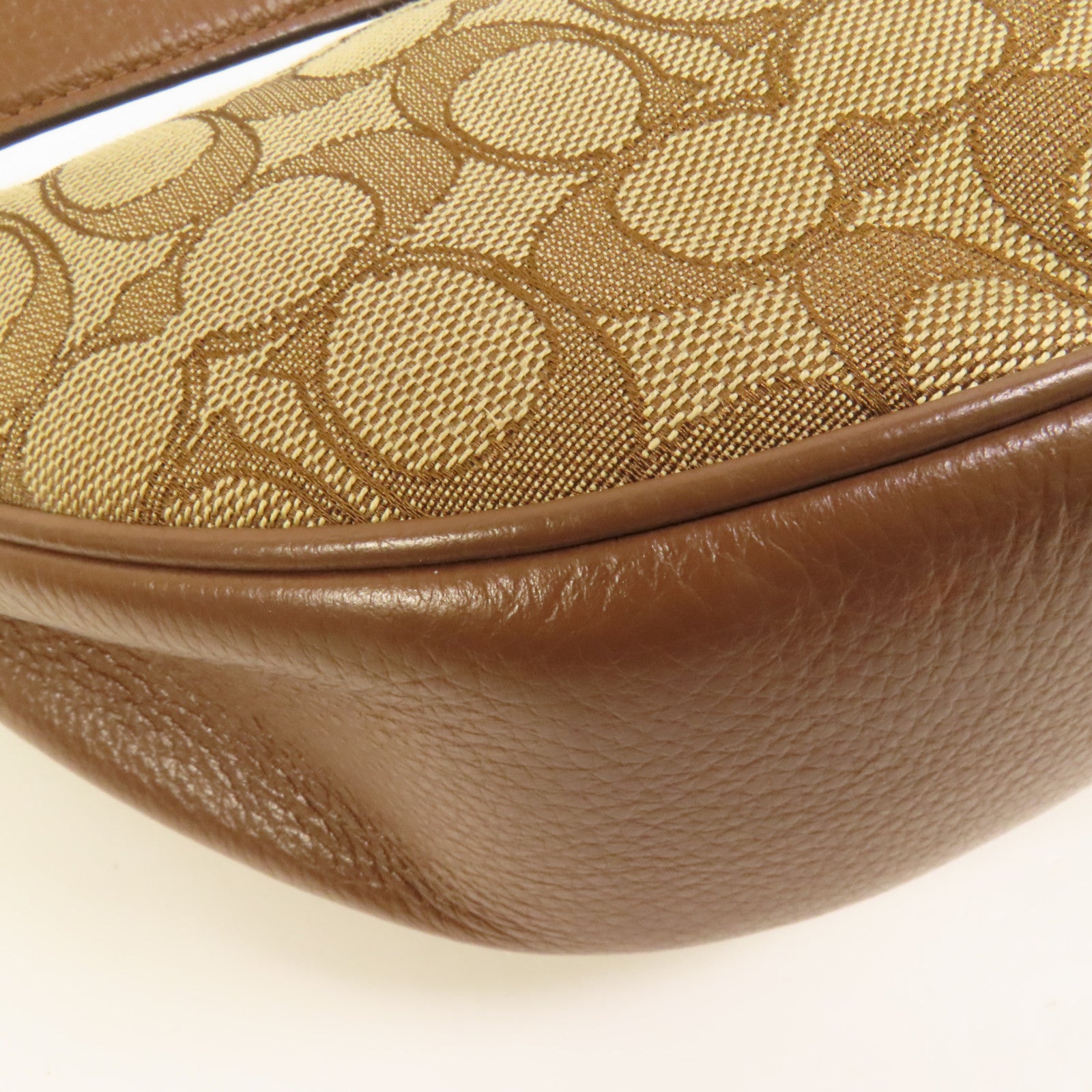COACH 帆布2 Way Shoulder Bag金扣手挽肩背兩用袋