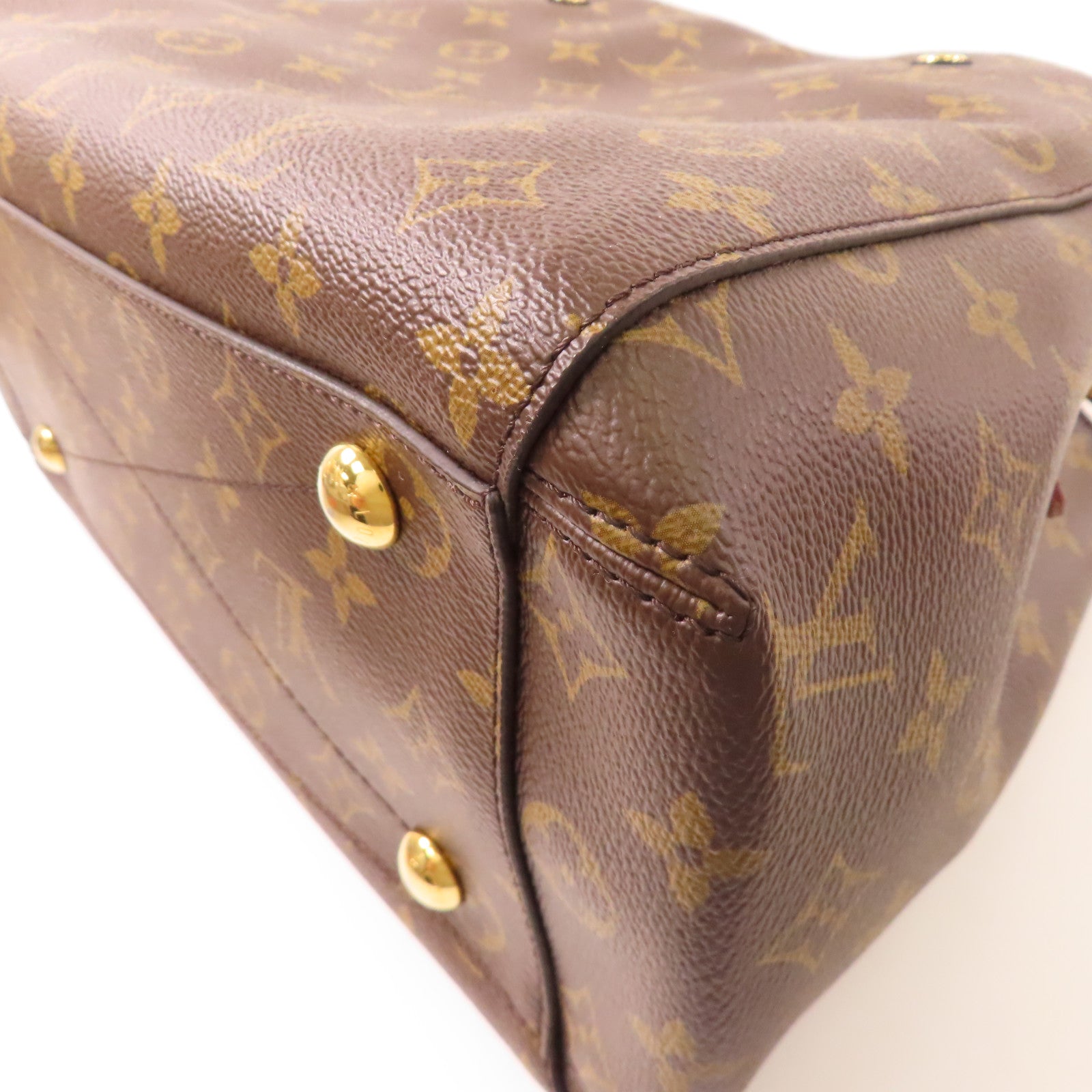 LOUIS VUITTON Monogram Montaigne MM金扣手挽肩背兩用袋