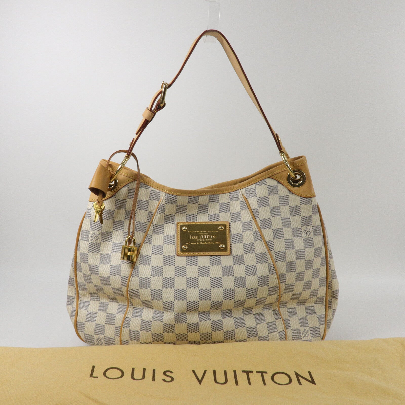 LOUIS VUITTON Damier Azur Galliera PM肩背袋
