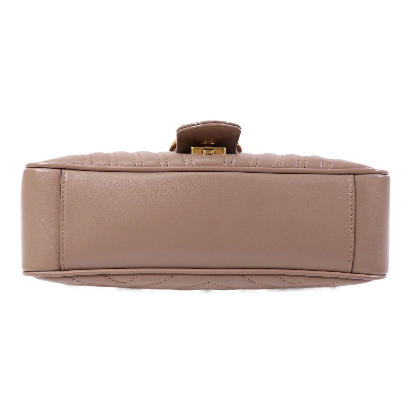 GUCCI 牛皮皮革GG Marmont金扣肩背袋