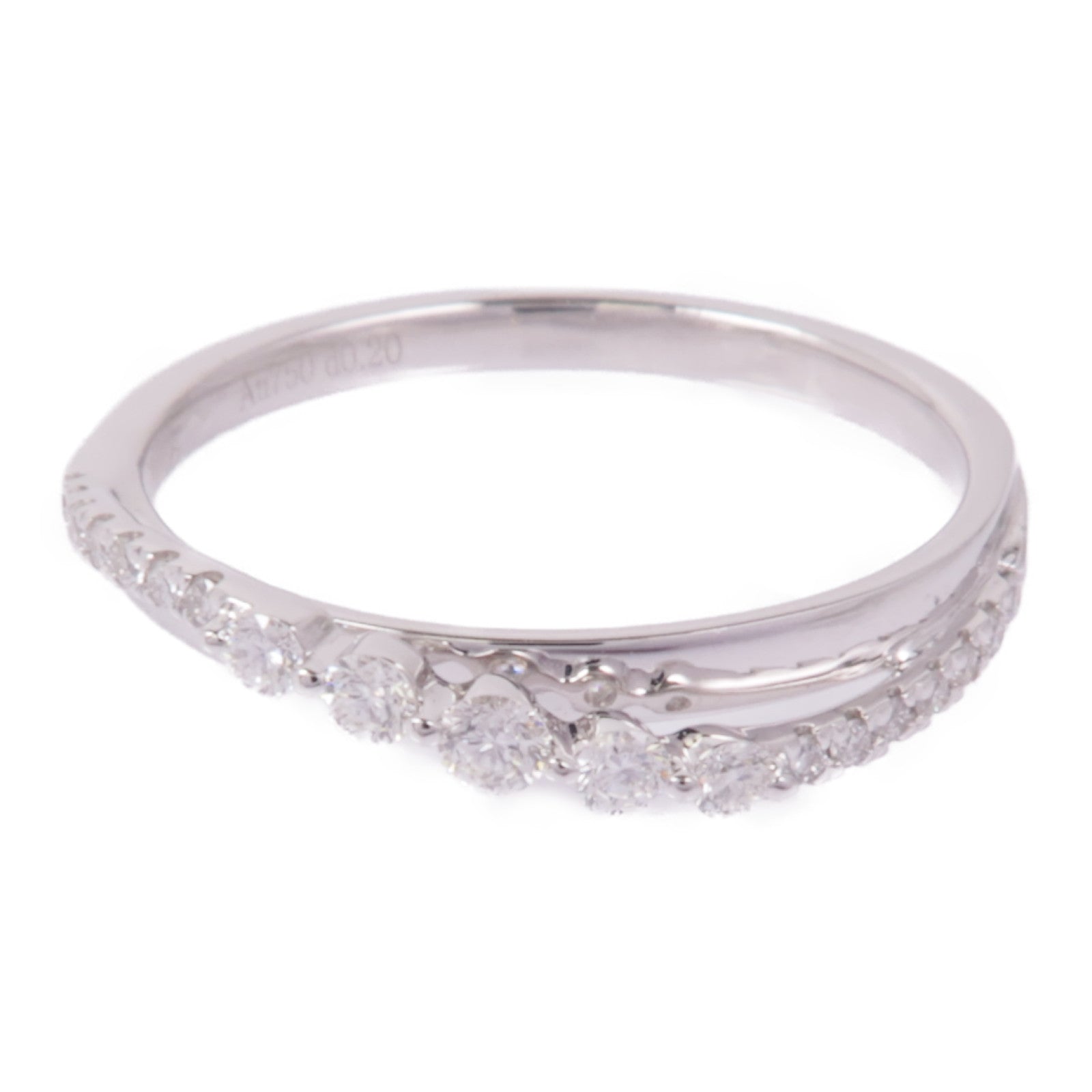 JEWELRY 18K白金Diamond Ring鑽石戒指US#6