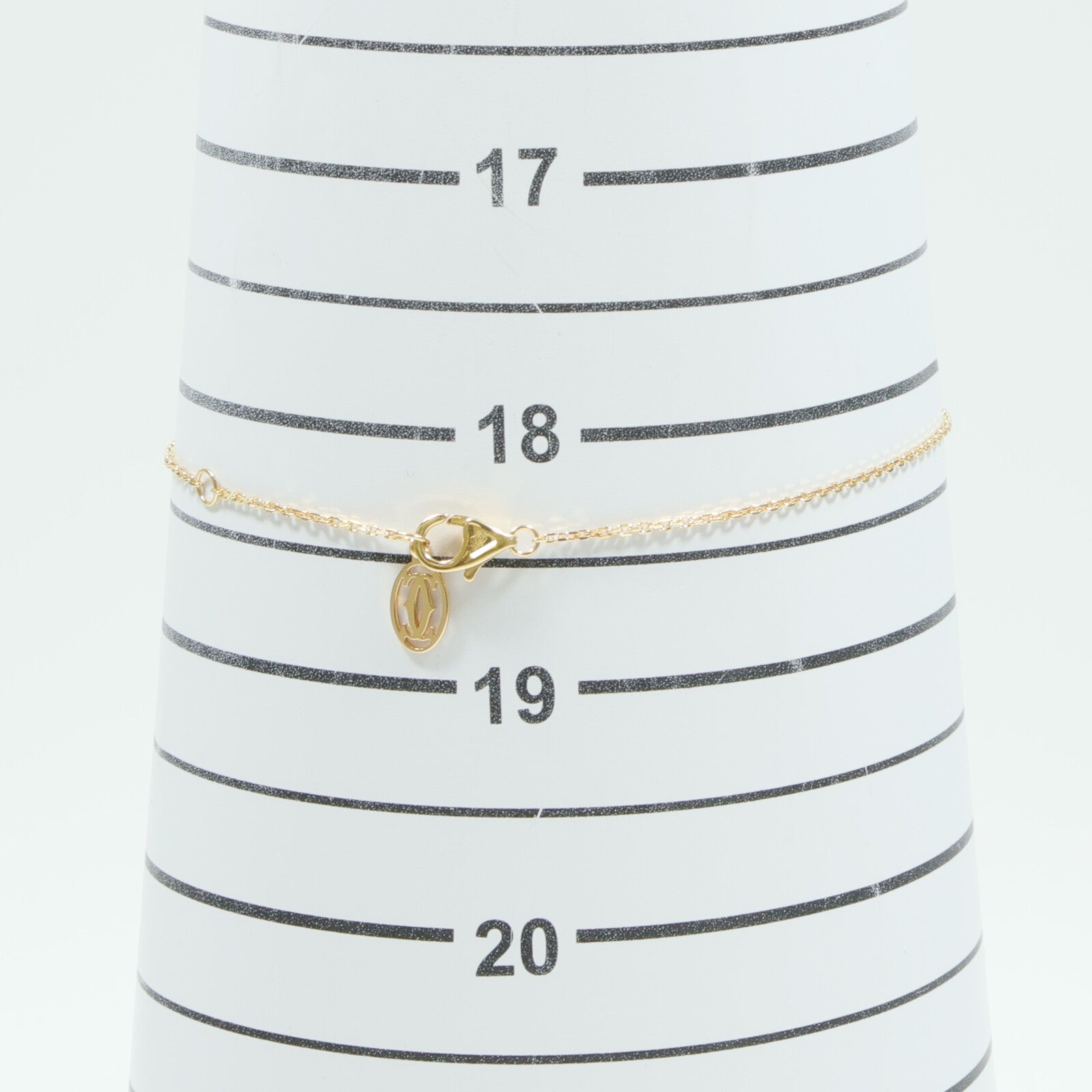 CARTIER 18K黃金D Amour Bracelet鑽石手鏈