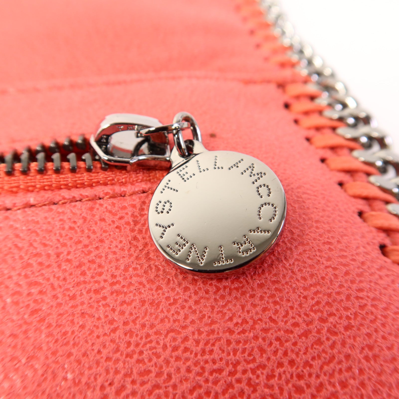 SELECTION 布料Falabella Zip Clutch銀扣手拿包