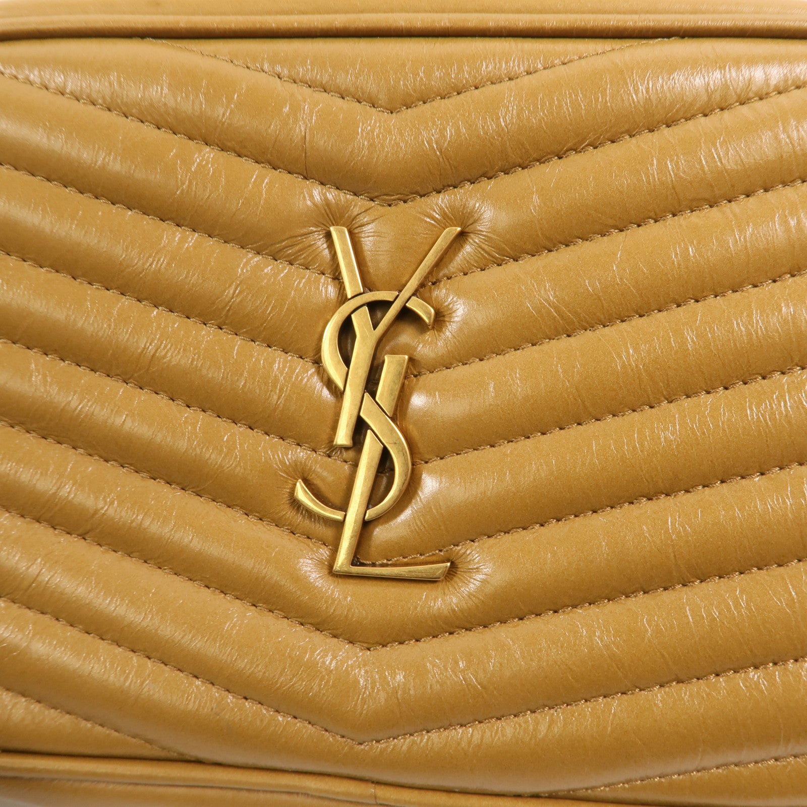 SAINT LAURENT 牛皮皮革Chain Shoulder金扣鏈帶肩背袋