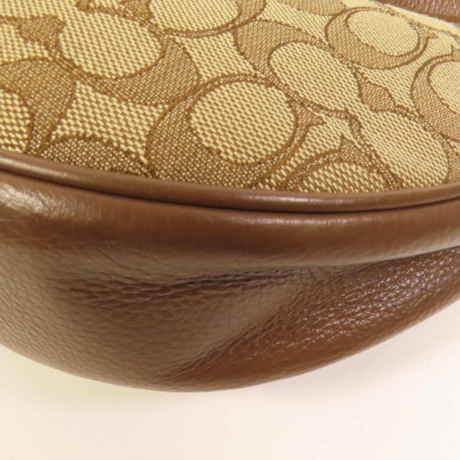COACH 帆布2 Way Shoulder Bag金扣手挽肩背兩用袋