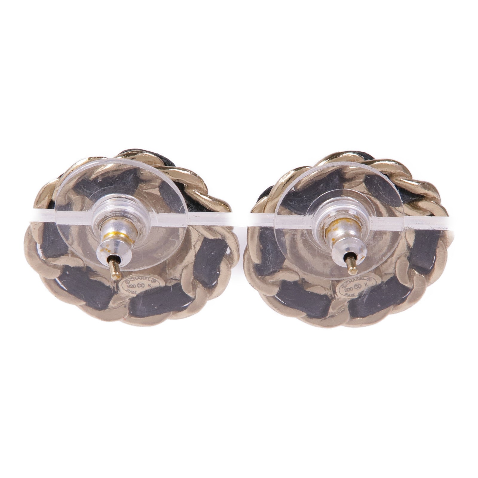 CHANEL 【激減優惠】皮革/金屬Earrings耳環