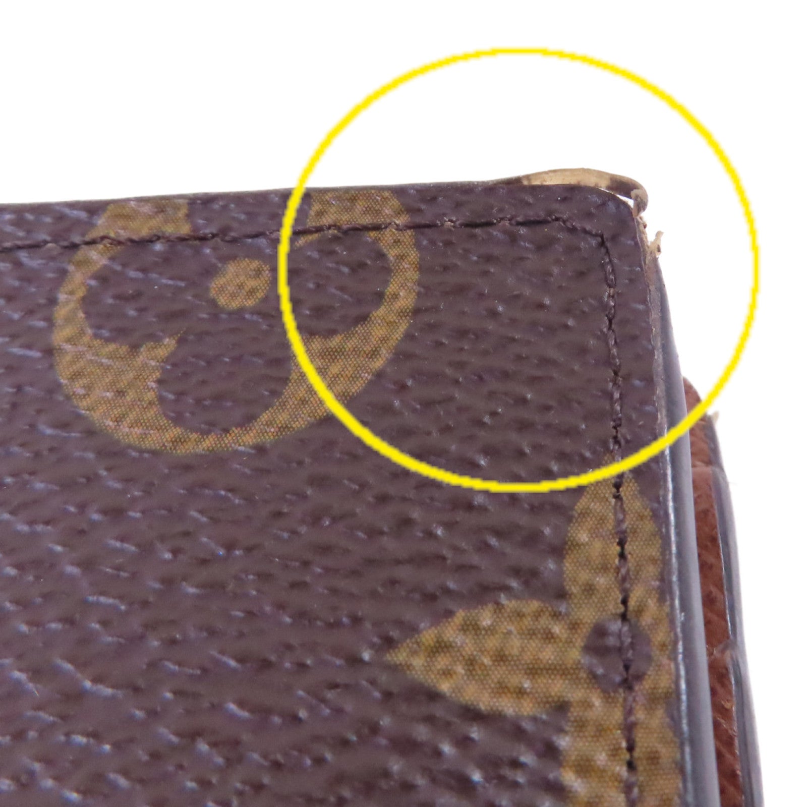 LOUIS VUITTON Monogram Multiple Short Wallet短錢包啡色