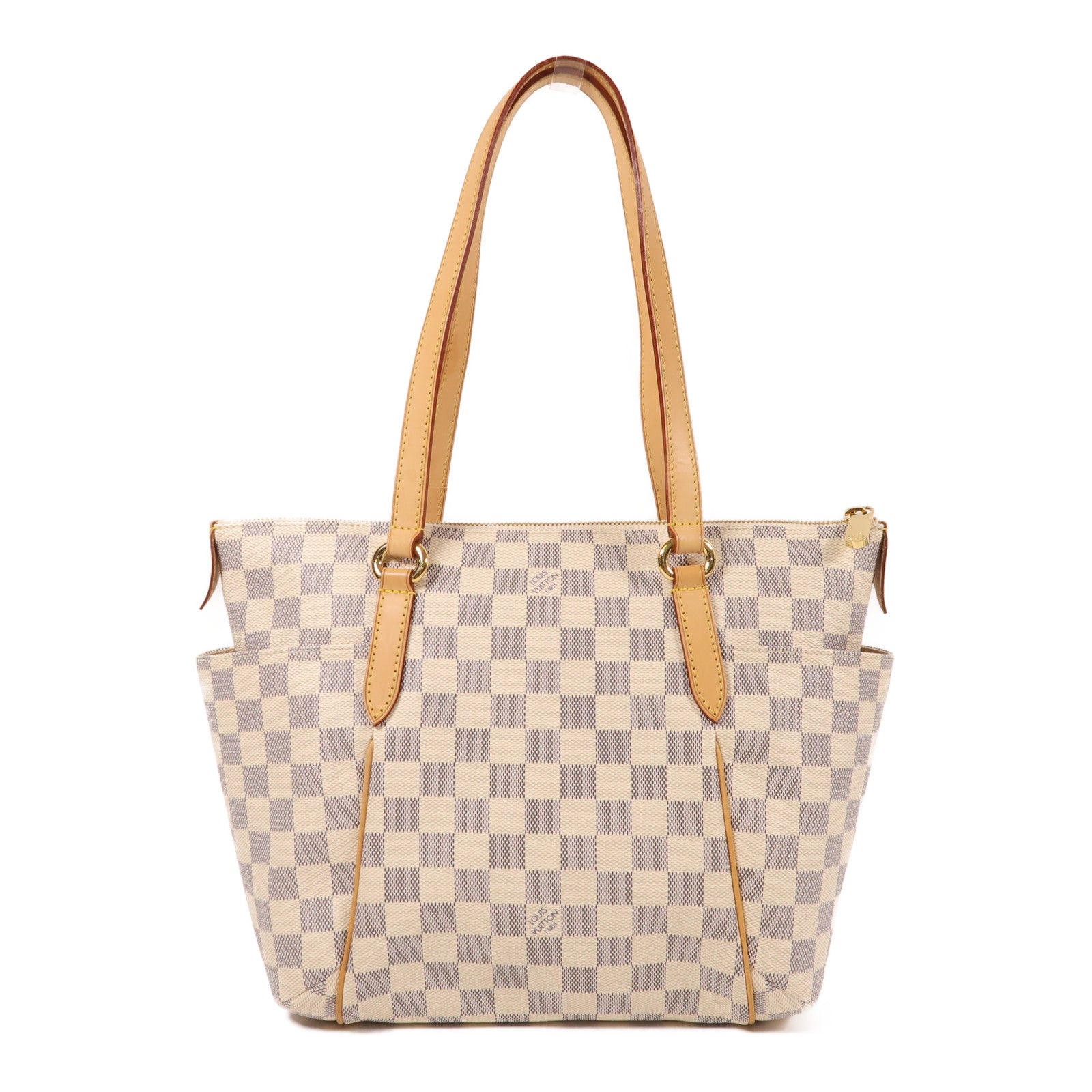LOUIS VUITTON Damier Azur Totally PM金扣肩背袋