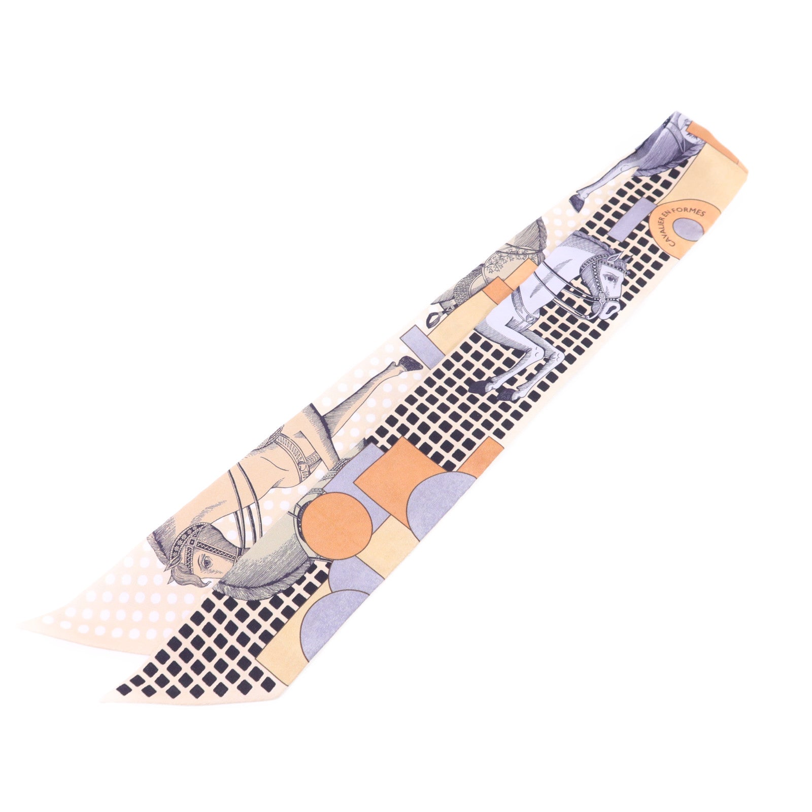 HERMES 絲質Twilly絲巾