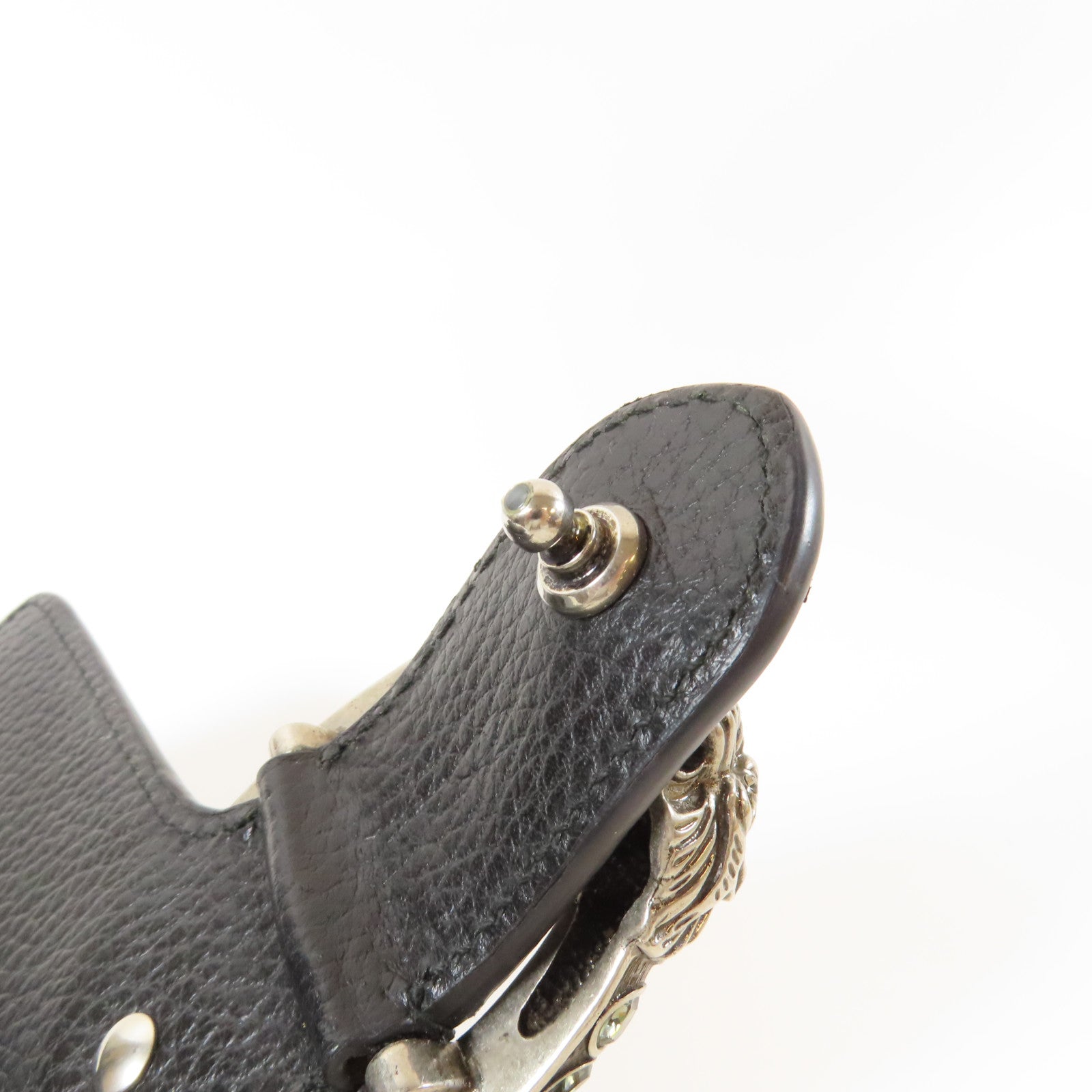 GUCCI 【激減優惠】牛皮皮革Dionysus Mini銀扣鏈帶肩背袋黑色