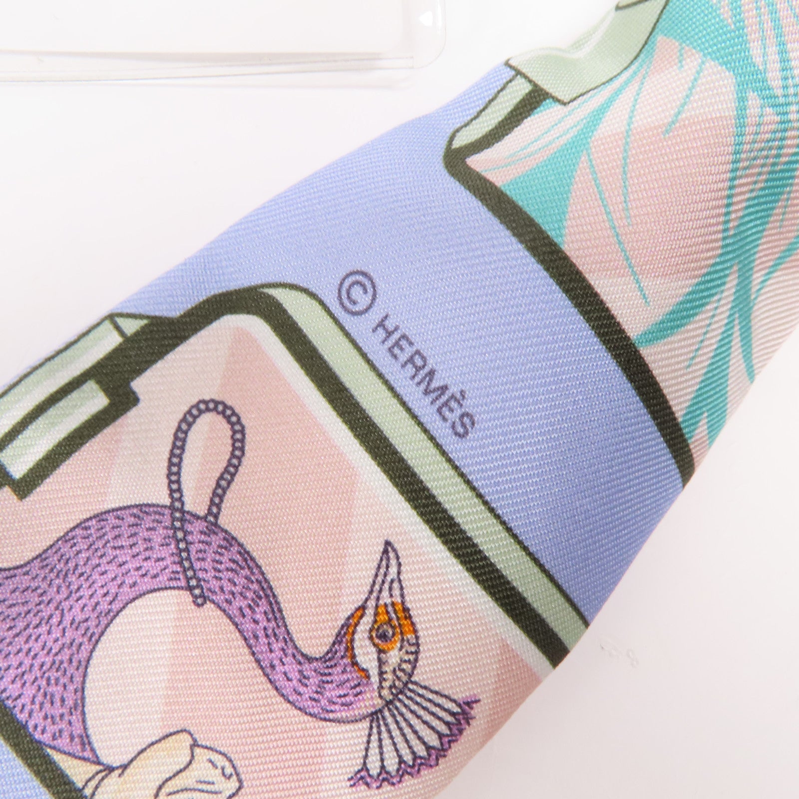 HERMES 絲質Twilly絲巾