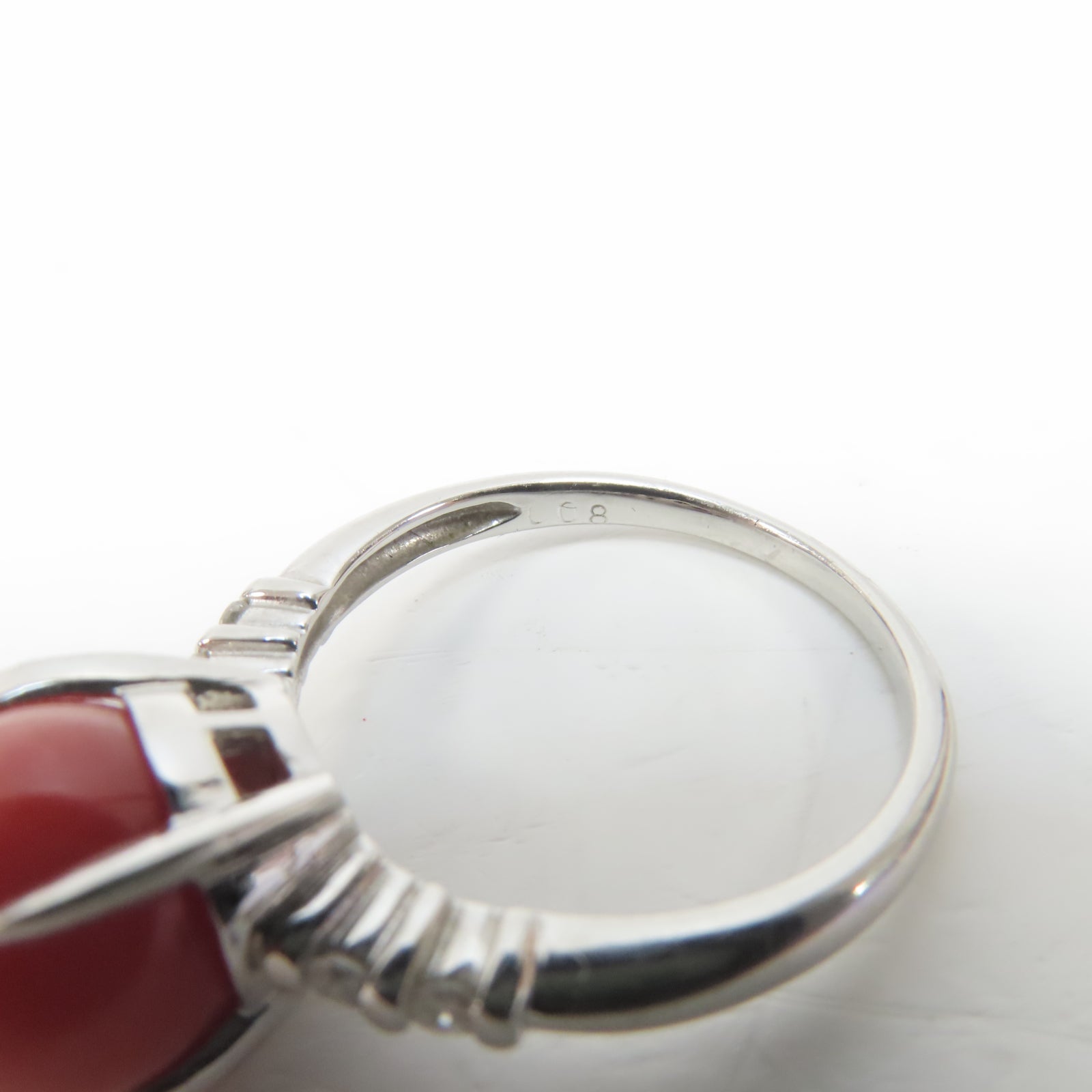 JEWELRY PT900鉑金Coral Ring戒指US#6
