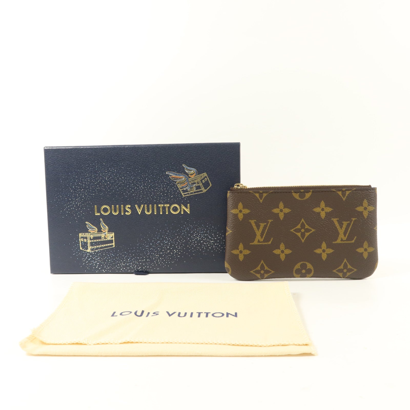LOUIS VUITTON Monogram Key Pouch S鑰匙包