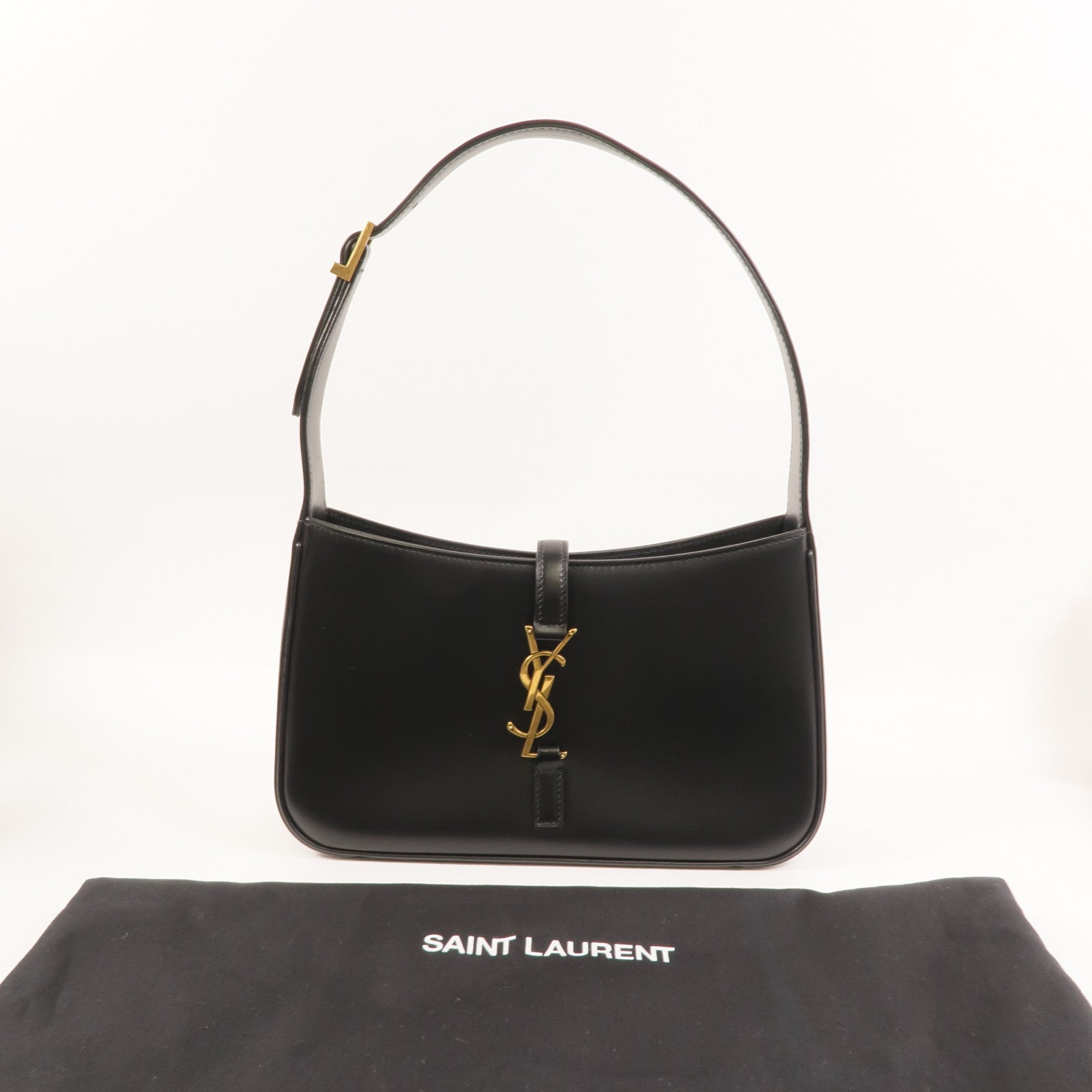 SAINT LAURENT 牛皮皮革Le 5 a 7 Hobo Bag肩背袋
