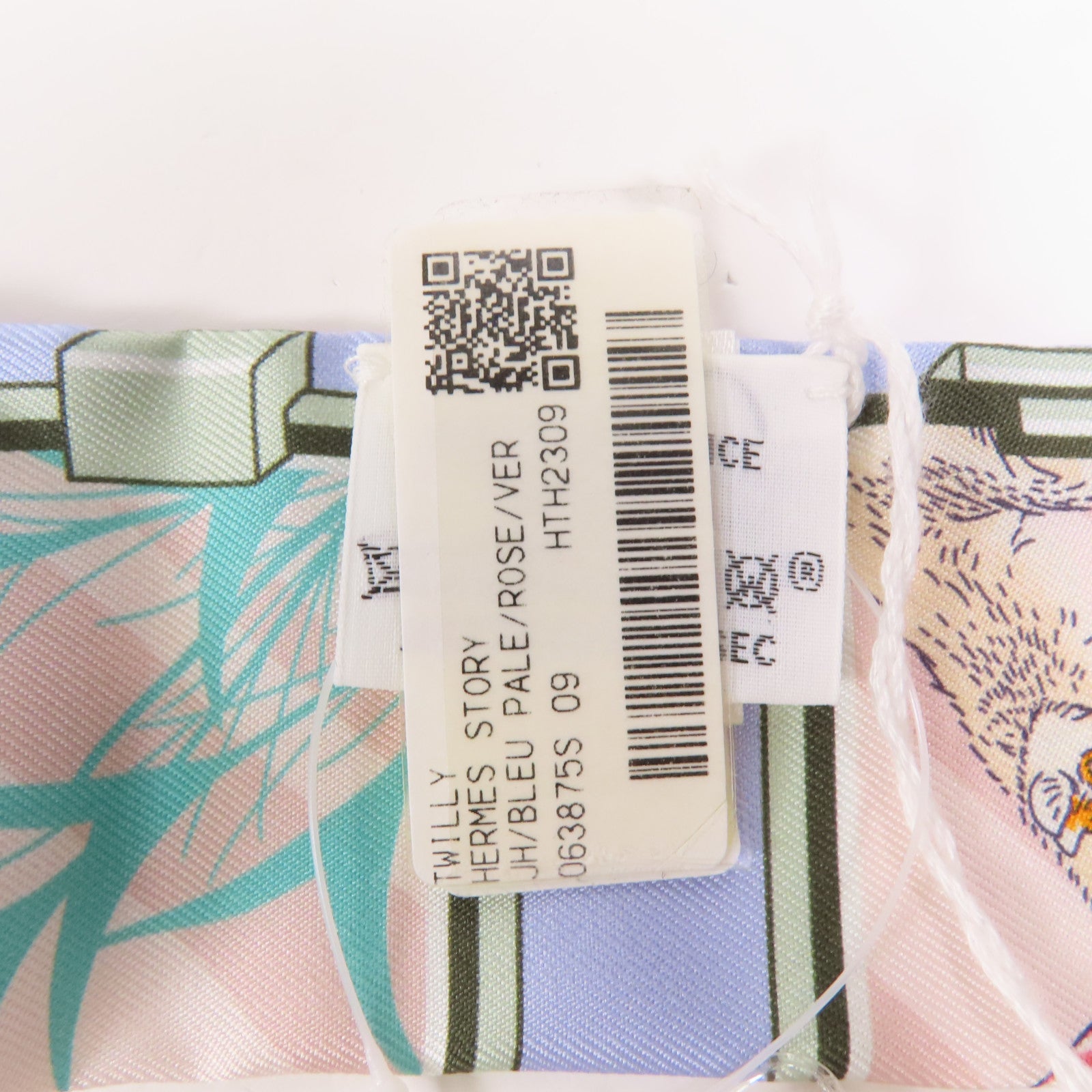 HERMES 絲質Twilly絲巾