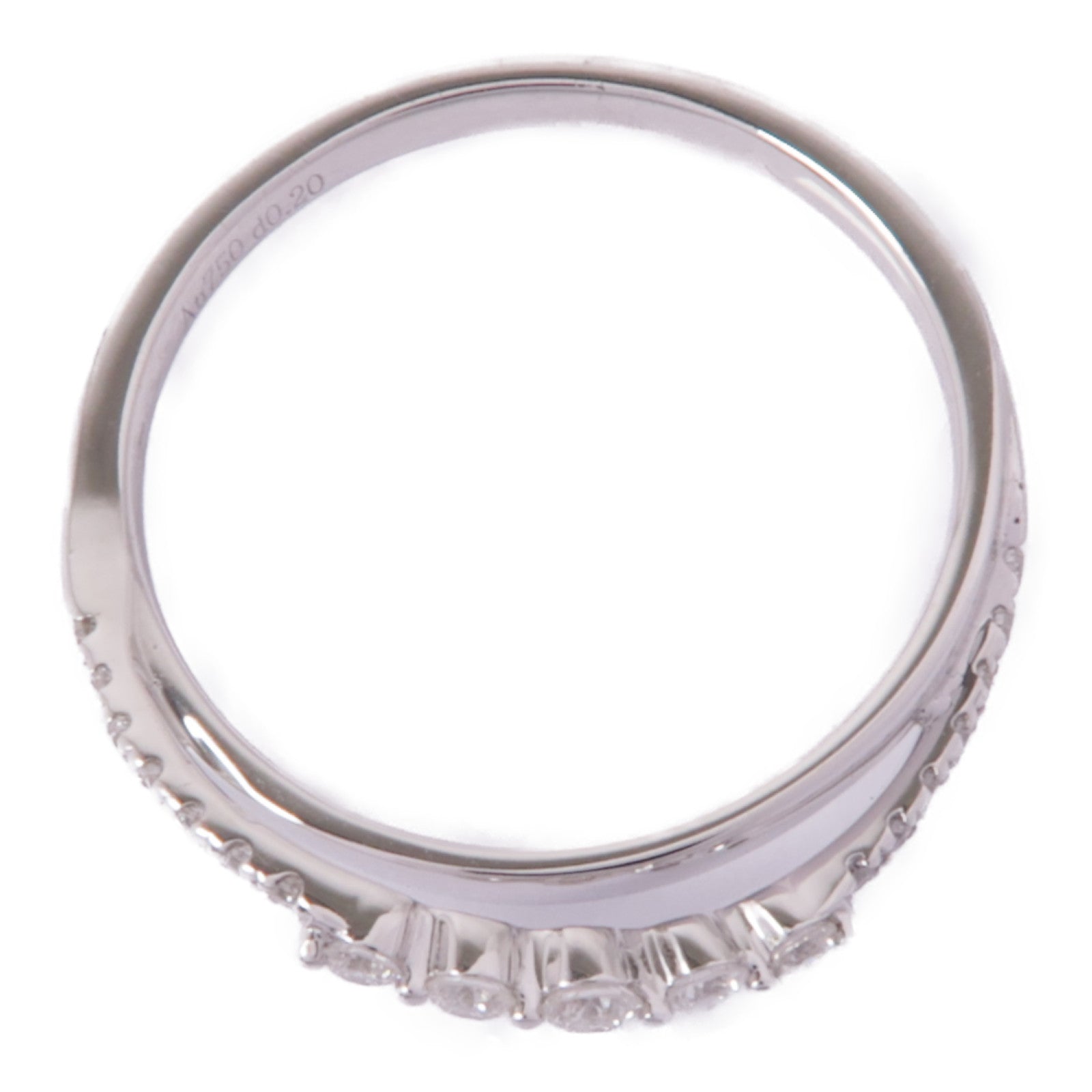 JEWELRY 18K白金Diamond Ring鑽石戒指US#6