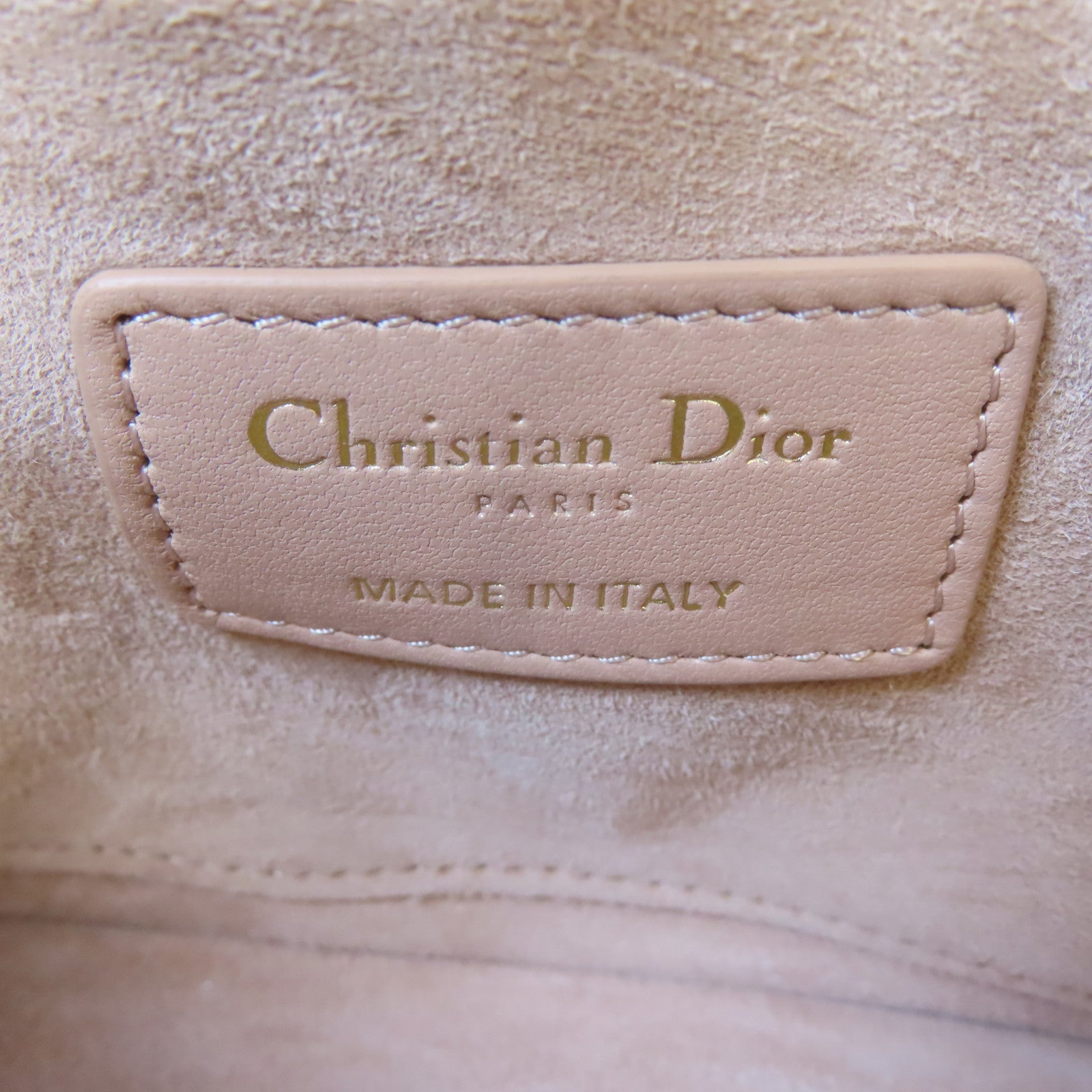 Dior (PRICE DOWN) CD GHW Vanity Bag 2 Way Shoulder 23-BO-0231 Lambskin Leather Pink