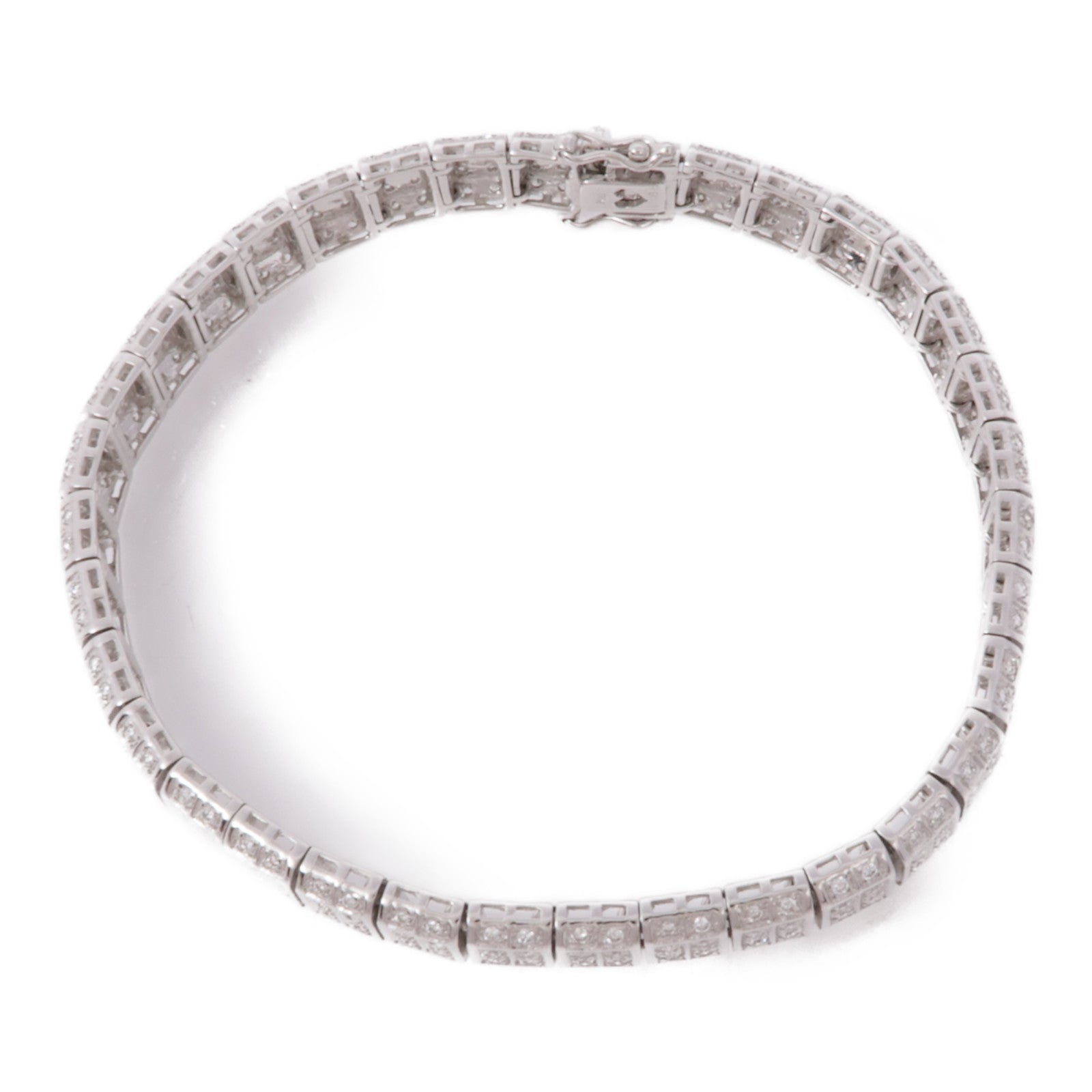 JEWELRY 18K白金Diamond Bracelet鑽石手鐲