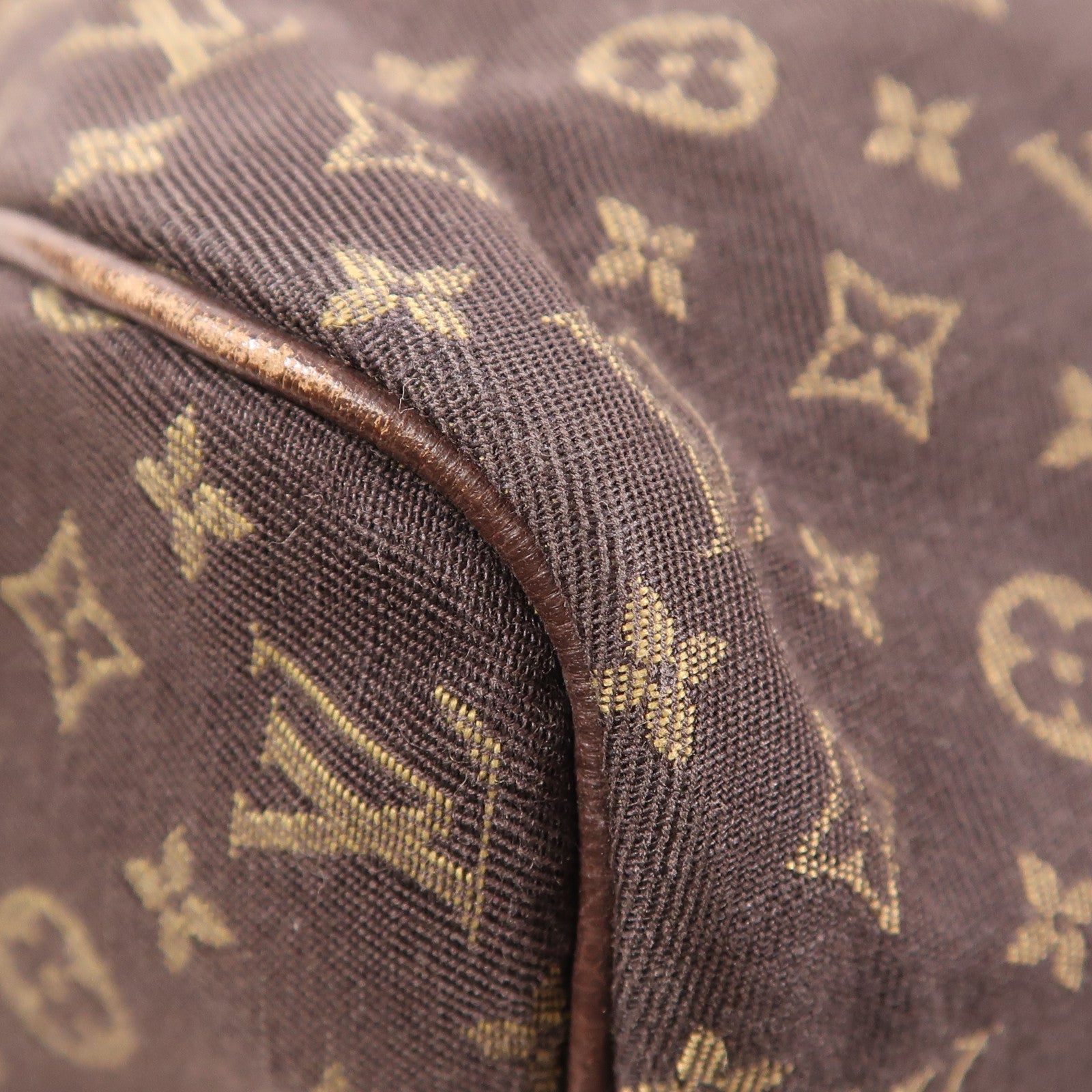 LOUIS VUITTON LV GHW Speedy 30 Handbag M95224 Monogram Mini Lin Brown